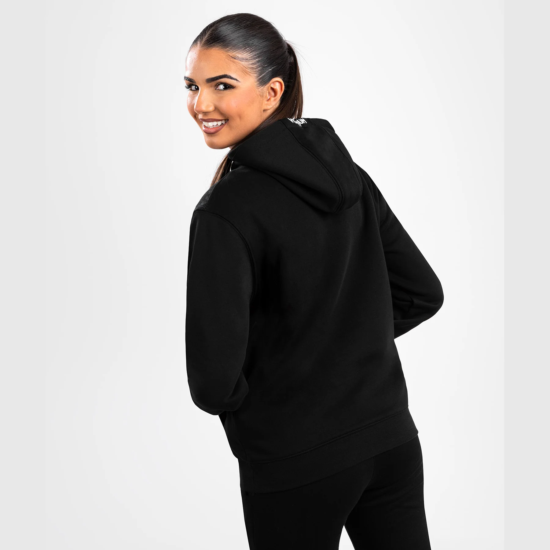 UFC Adrenaline by Venum Replica Women’s Pullover Hoodie - Black - Image 3