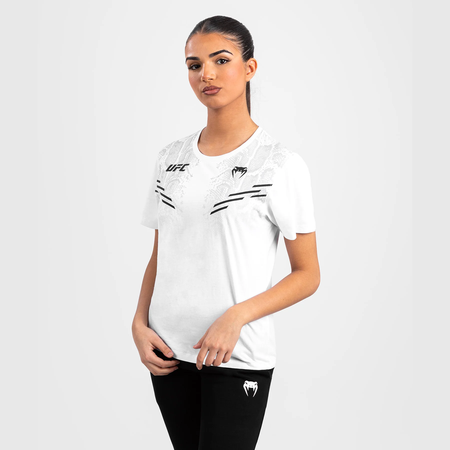UFC Adrenaline by Venum Replica Women’s Short-sleeve T-shirt - White - Image 3