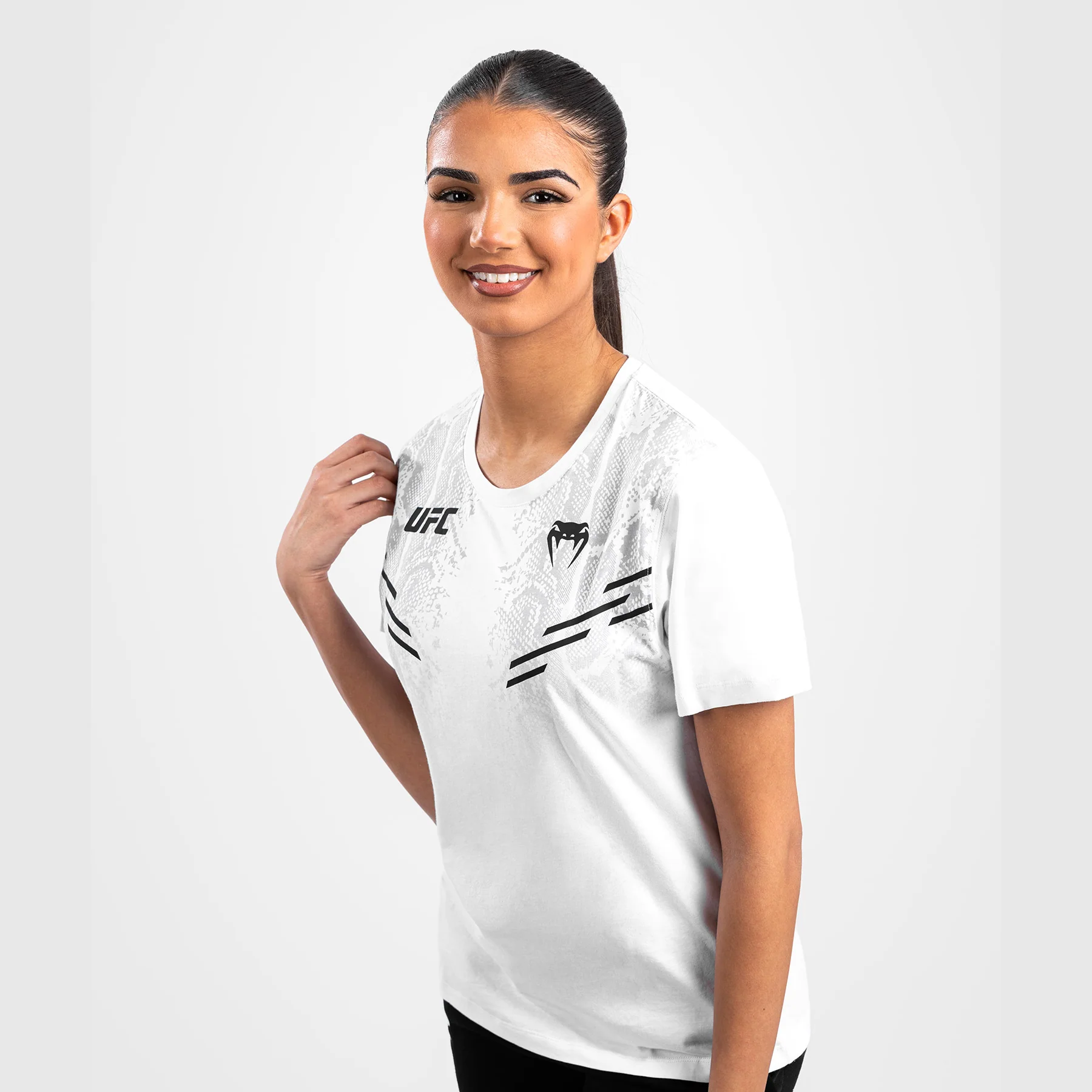 UFC Adrenaline by Venum Replica Women’s Short-sleeve T-shirt - White - Image 4