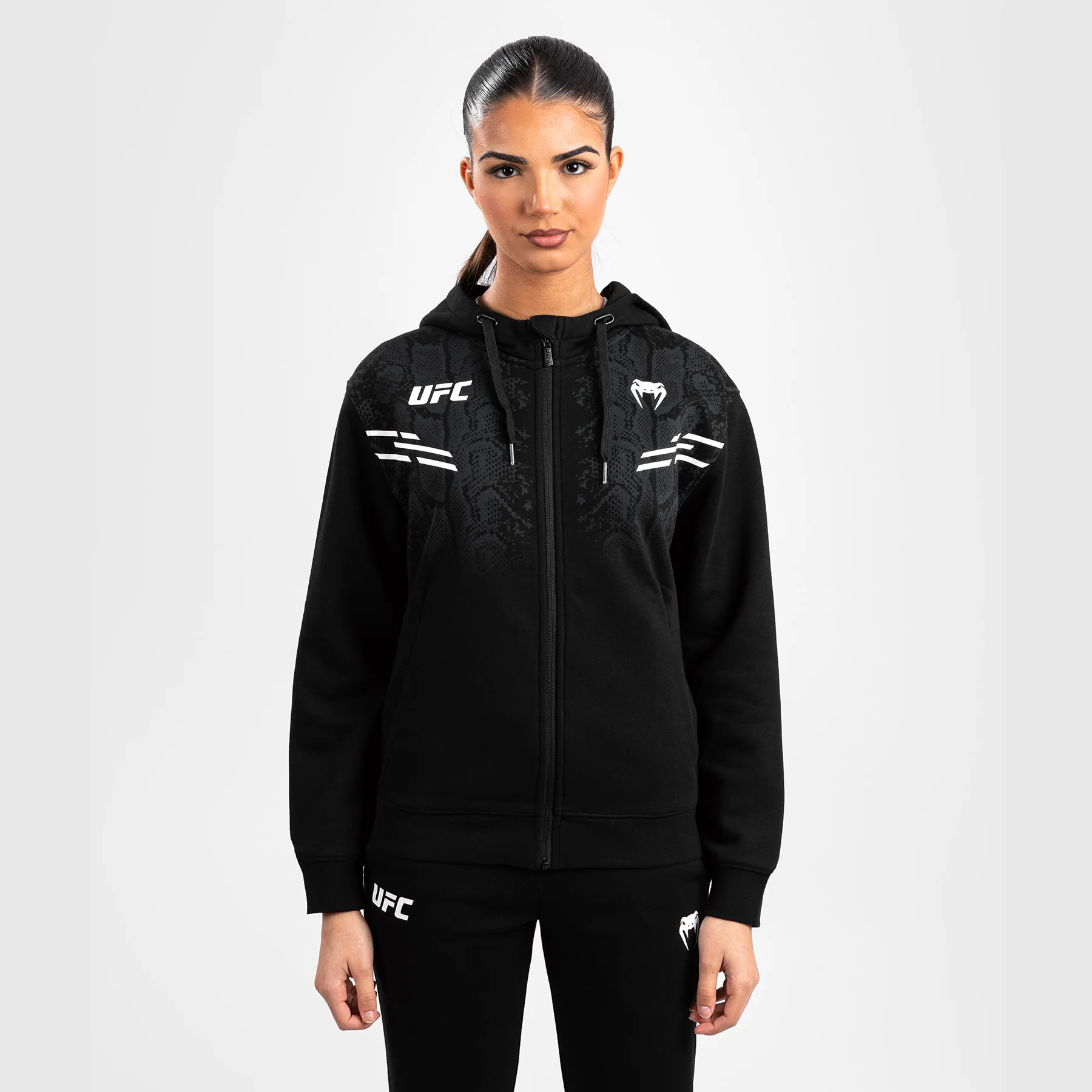 UFC Adrenaline by Venum Replica Women’s Zip Hoodie - Black