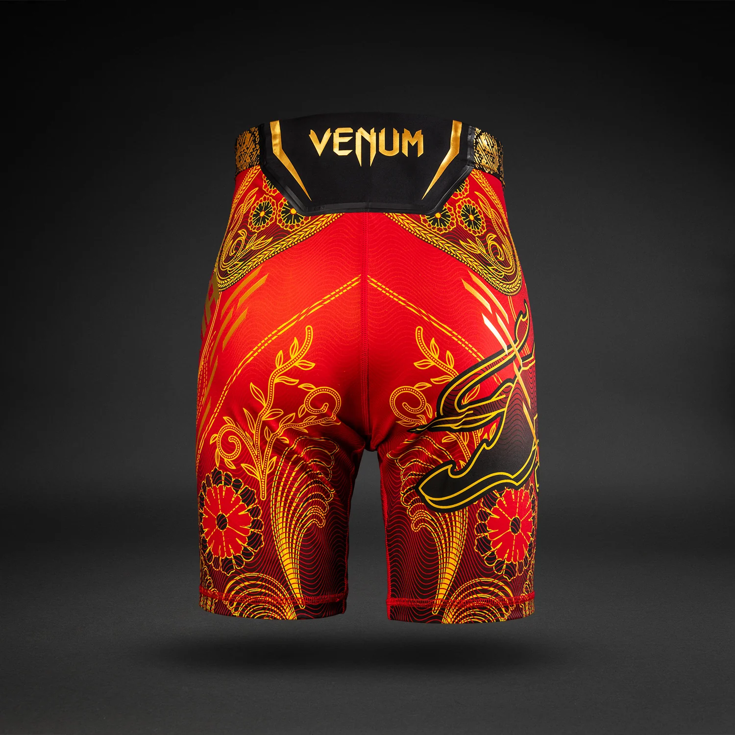 Men's UFC Unrivaled by Venum Red Ilia Topuria Vale Tudo Short - Image 3