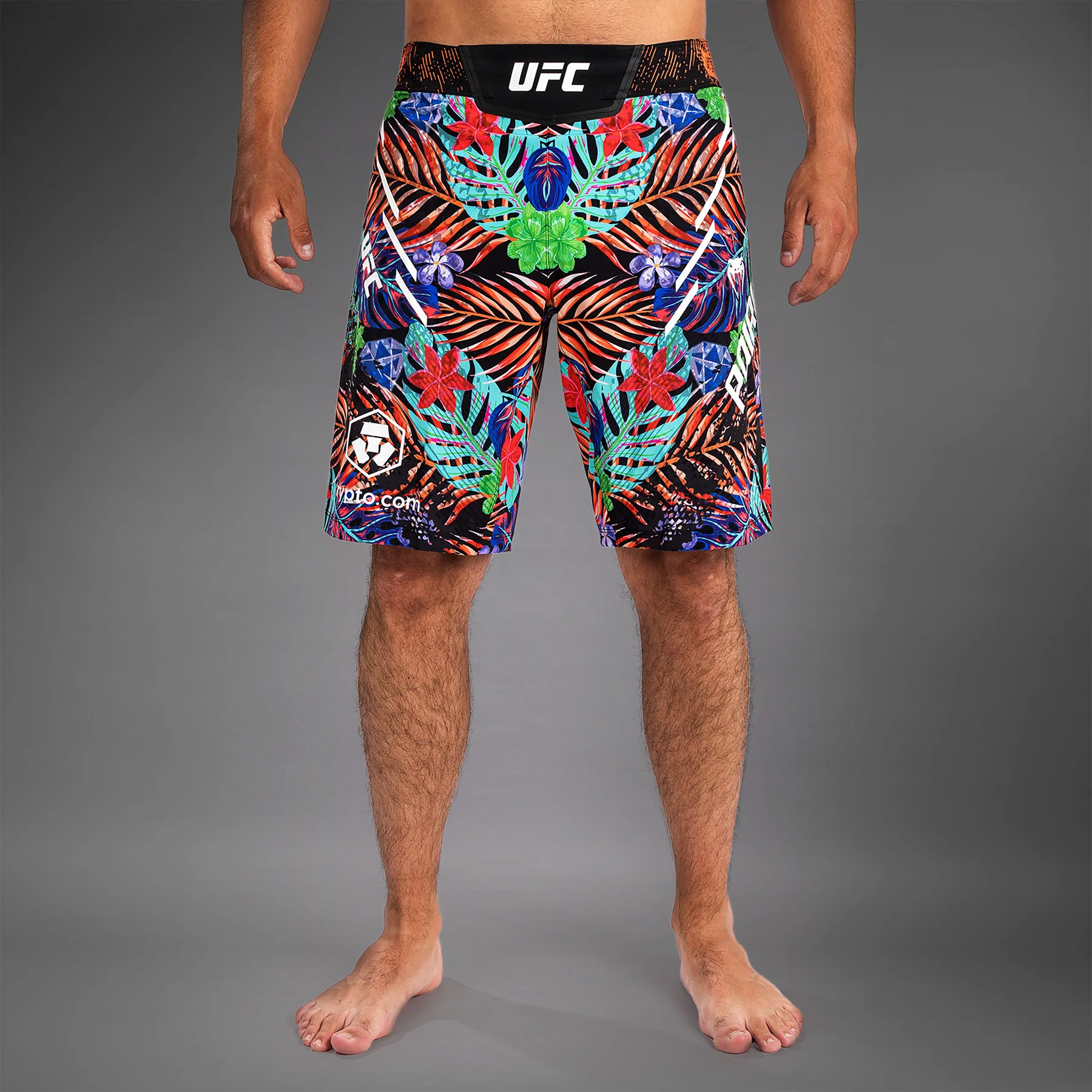 Men's UFC Unrivaled by Venum Blue Dustin Poirier Long Fit Fight Short - Image 2