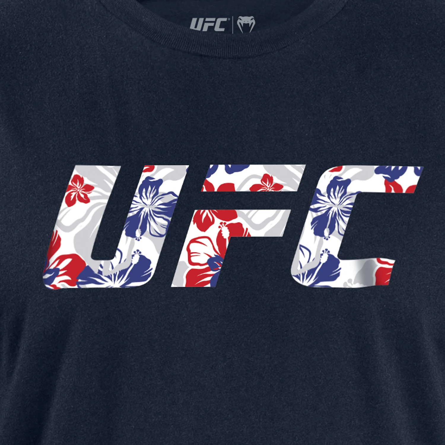 Men's UFC Unrivaled by Venum Navy Max Holloway T-Shirt - Image 3