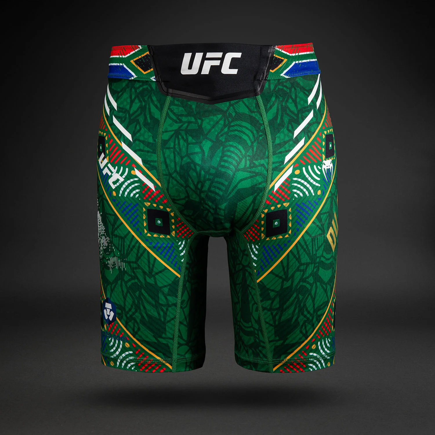 Men's UFC Unrivaled by Venum Green Dricus Du Plessis Vale Tudo Short - Image 2