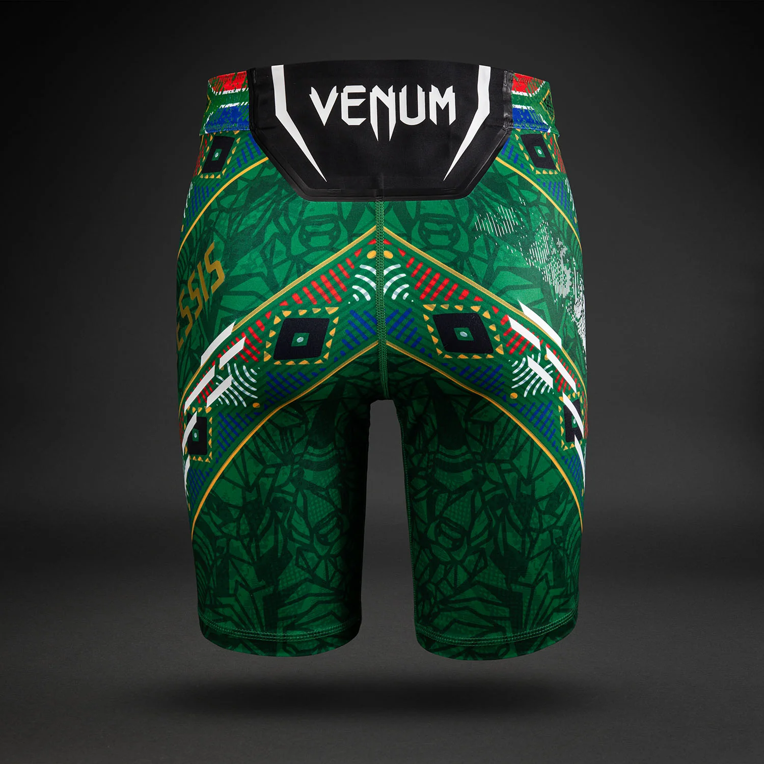 Men's UFC Unrivaled by Venum Green Dricus Du Plessis Vale Tudo Short - Image 4