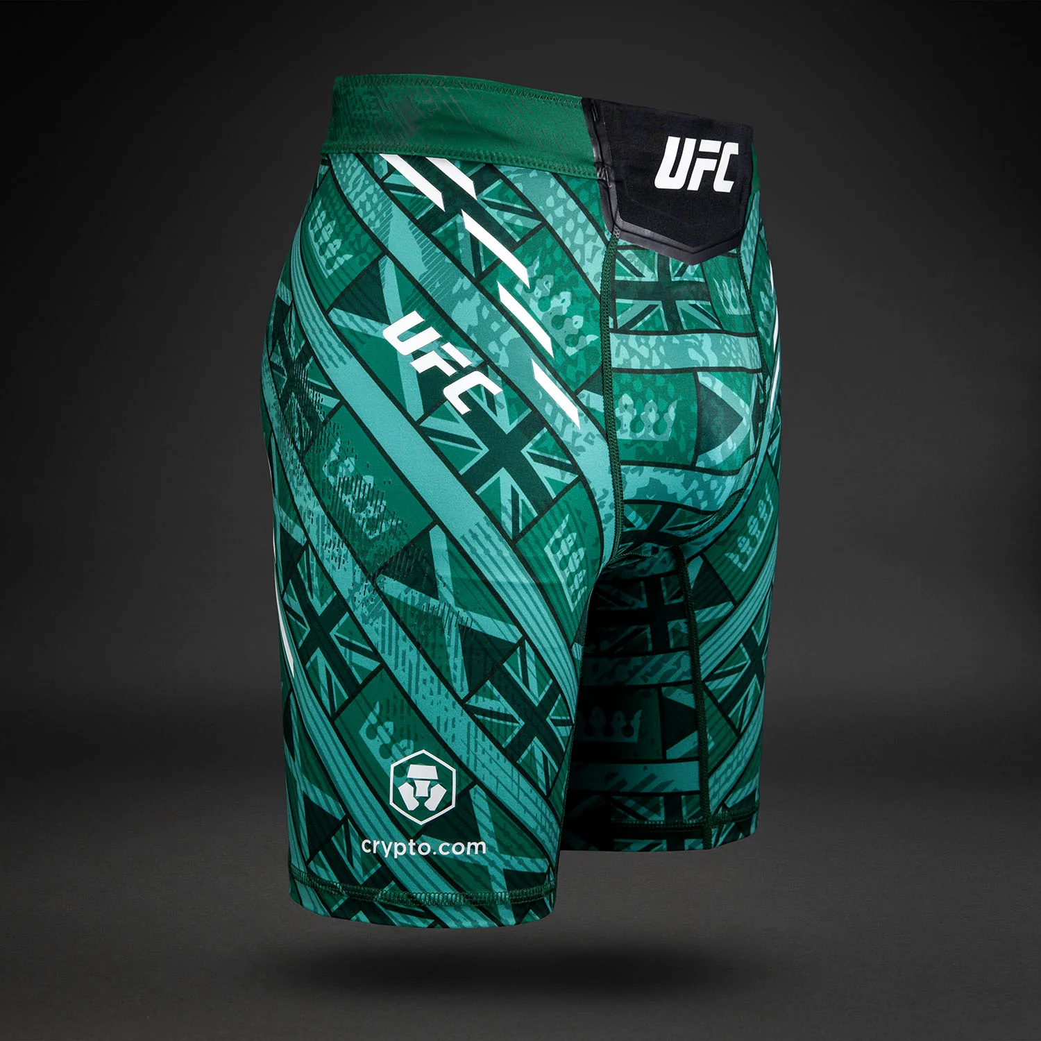 Men's UFC Unrivaled by Venum Green Leon Edwards Vale Tudo Short - Image 3