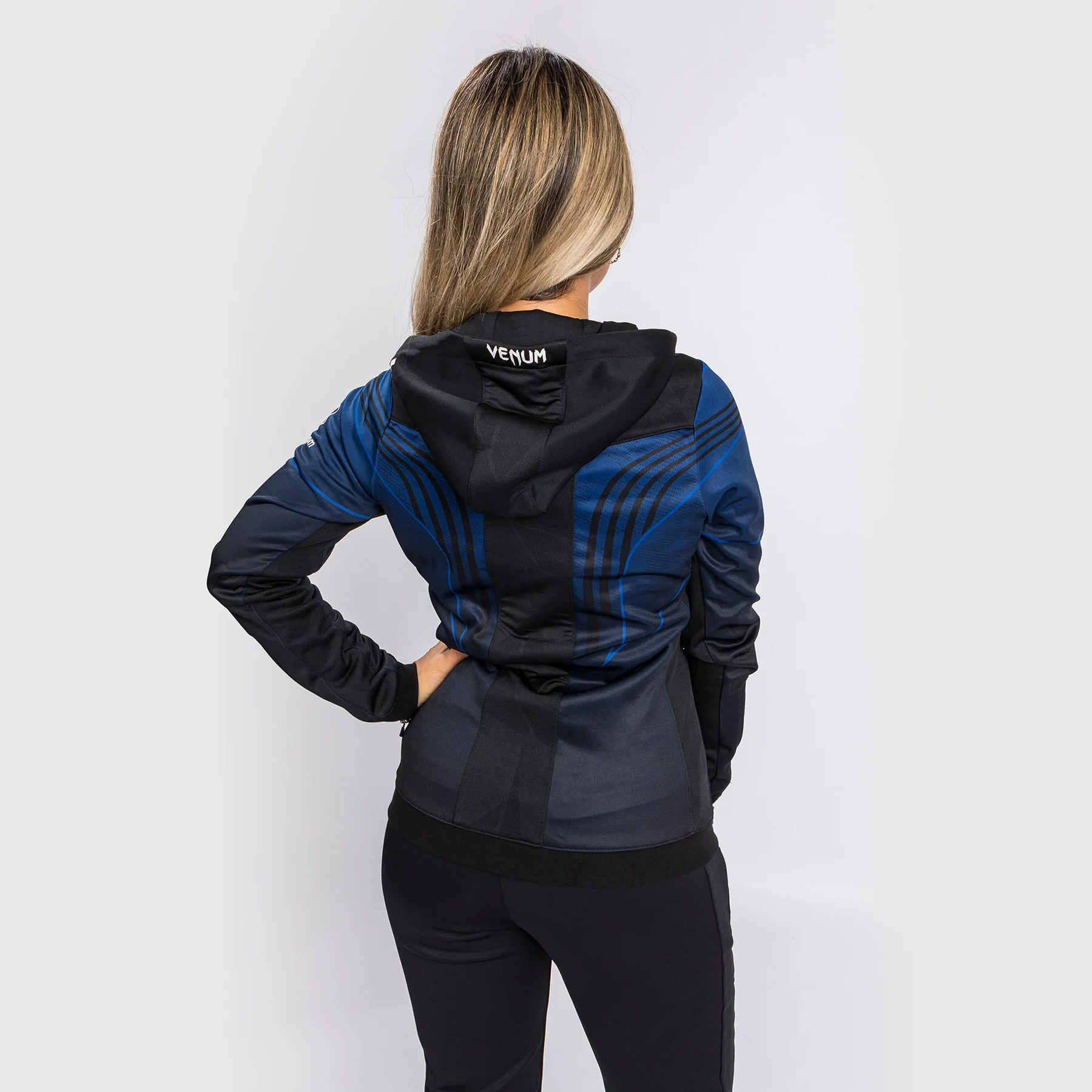 Ufc Authentic Fight Night 2.0 Kit By Venum Women's Walkout Hoodie - Midnight Edition - Image 2