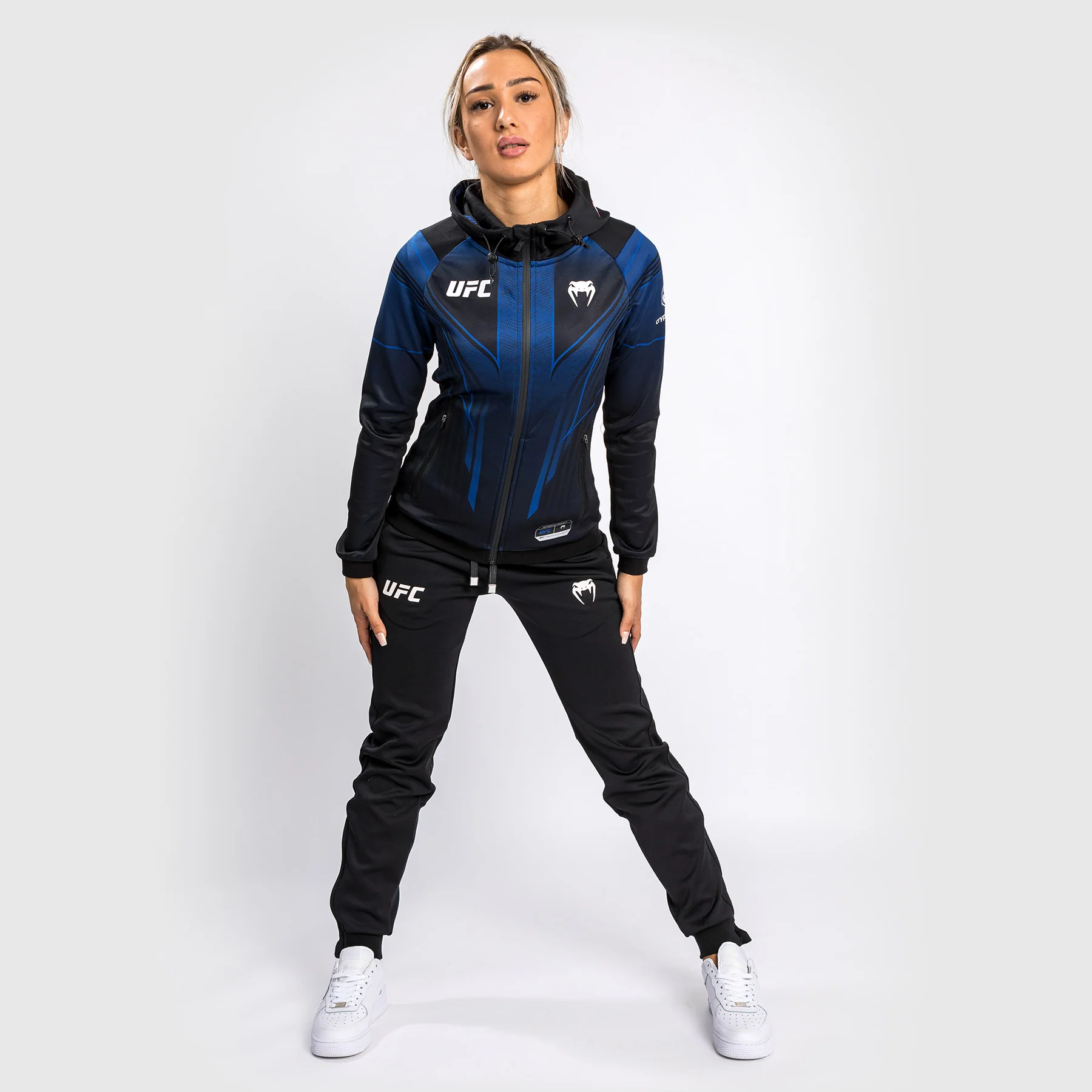Ufc Authentic Fight Night 2.0 Kit By Venum Women's Walkout Hoodie - Midnight Edition - Image 3