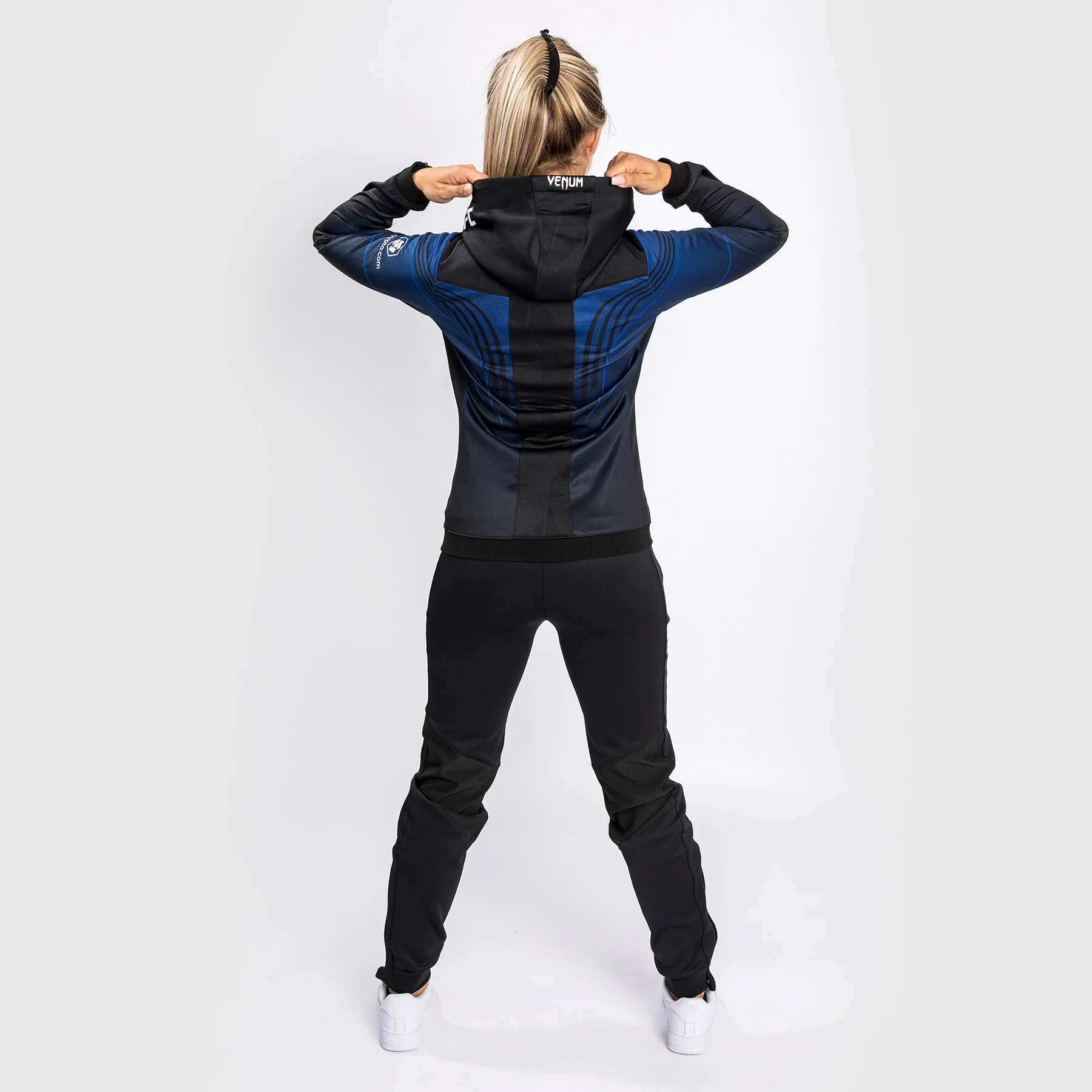 Ufc Authentic Fight Night 2.0 Kit By Venum Women's Walkout Hoodie - Midnight Edition - Image 6