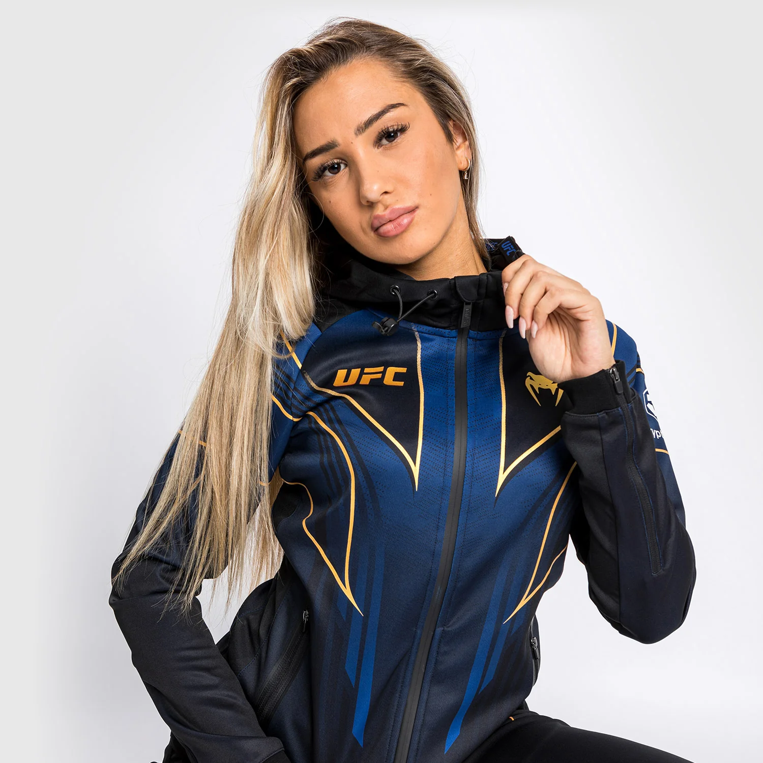 Ufc Authentic Fight Night 2.0 Kit By Venum Women's Walkout Hoodie - Midnight Edition - Champion - Image 2