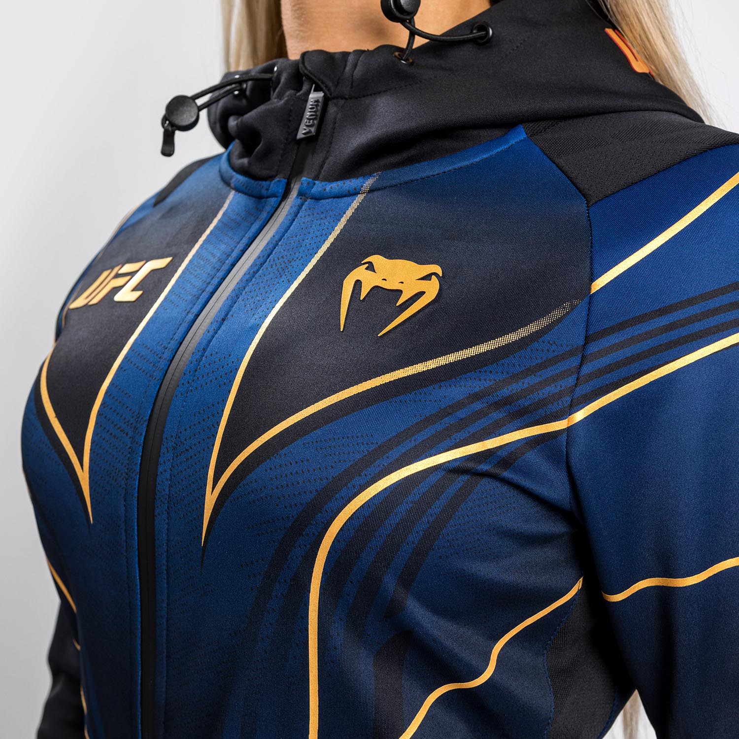 Ufc Authentic Fight Night 2.0 Kit By Venum Women's Walkout Hoodie - Midnight Edition - Champion - Image 7