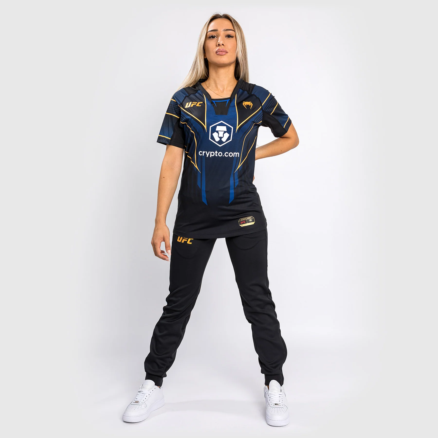 UFC Authentic Fight Night 2.0 Kit By Venum Women's Walkout Jersey - Midnight Edition - Champion - Image 2