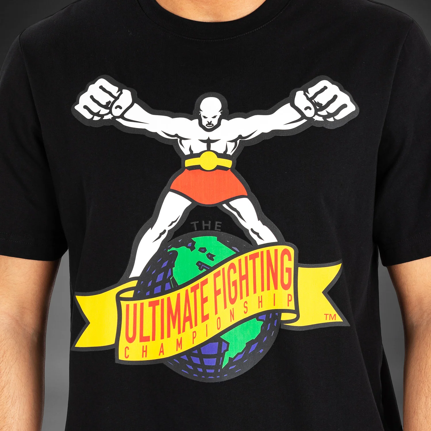 UFC by Venum Ulti-Man T-Shirt - Black/White - Image 5