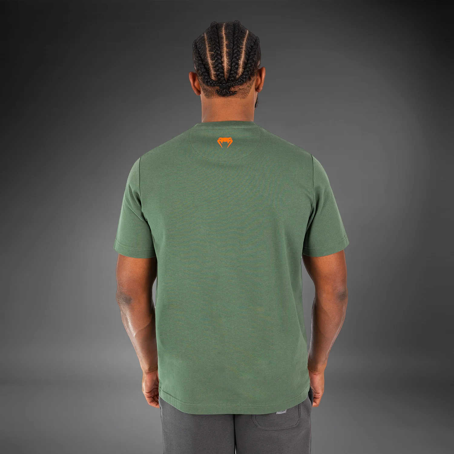 UFC by Venum Ulti-Man T-Shirt - Khaki/Orange - Image 2