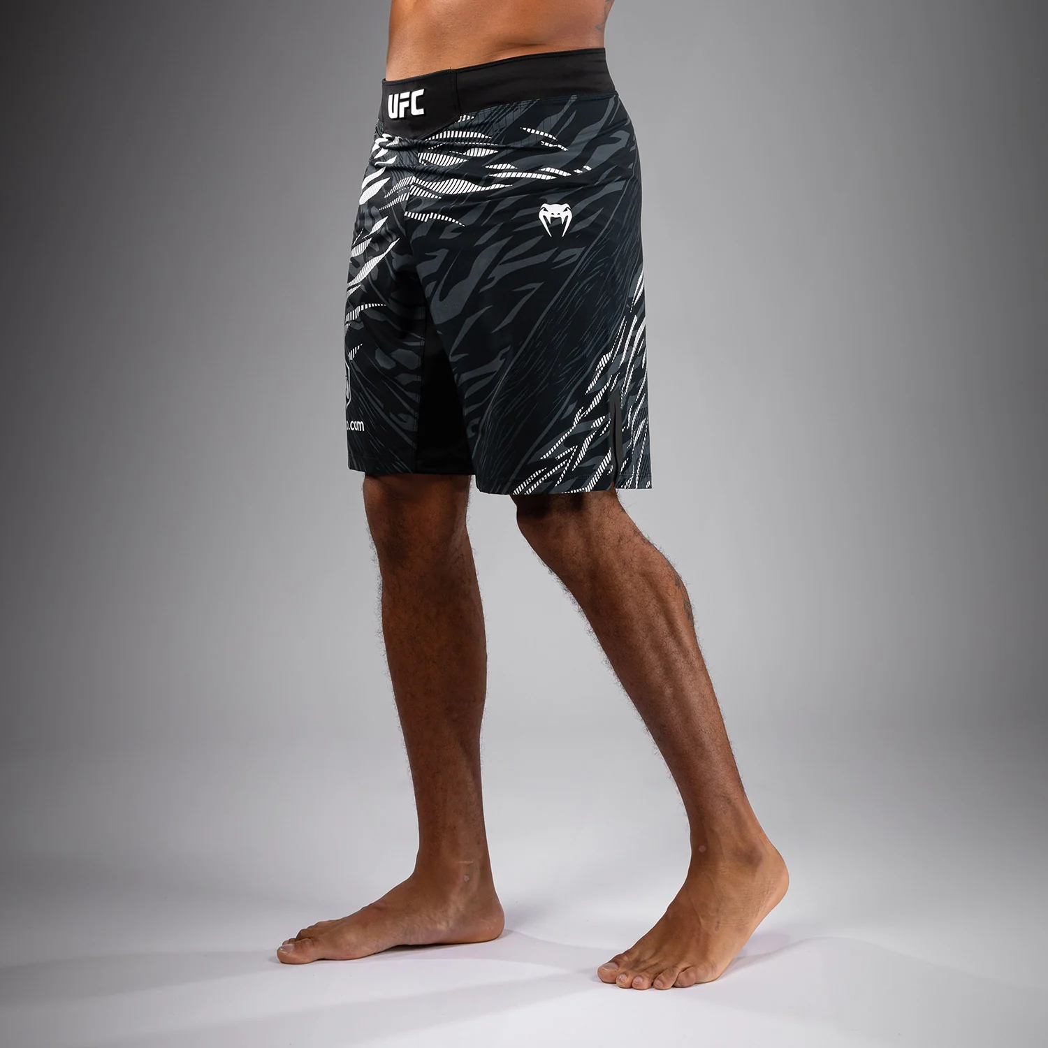 UFC Fusion by Venum Authentic Fight Night Men’s Fight Short - Long Fit - Black - Image 2