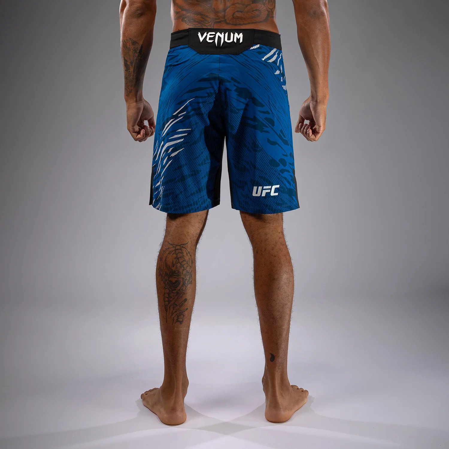 UFC Fusion by Venum Authentic Fight Night Men’s Fight Short - Long Fit - Blue - Image 4