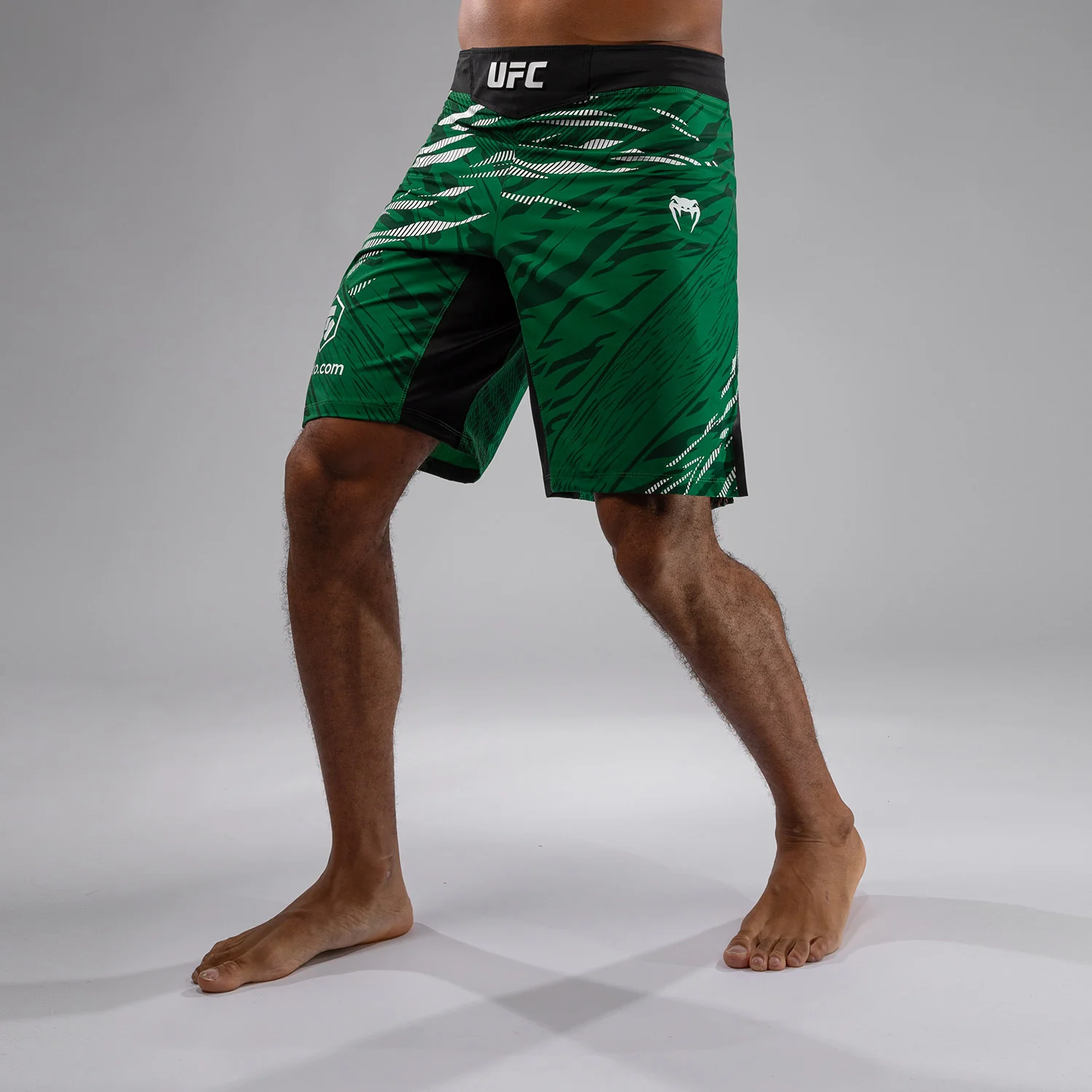 UFC Fusion by Venum Authentic Fight Night Men’s Fight Short - Long Fit - Green - Image 3