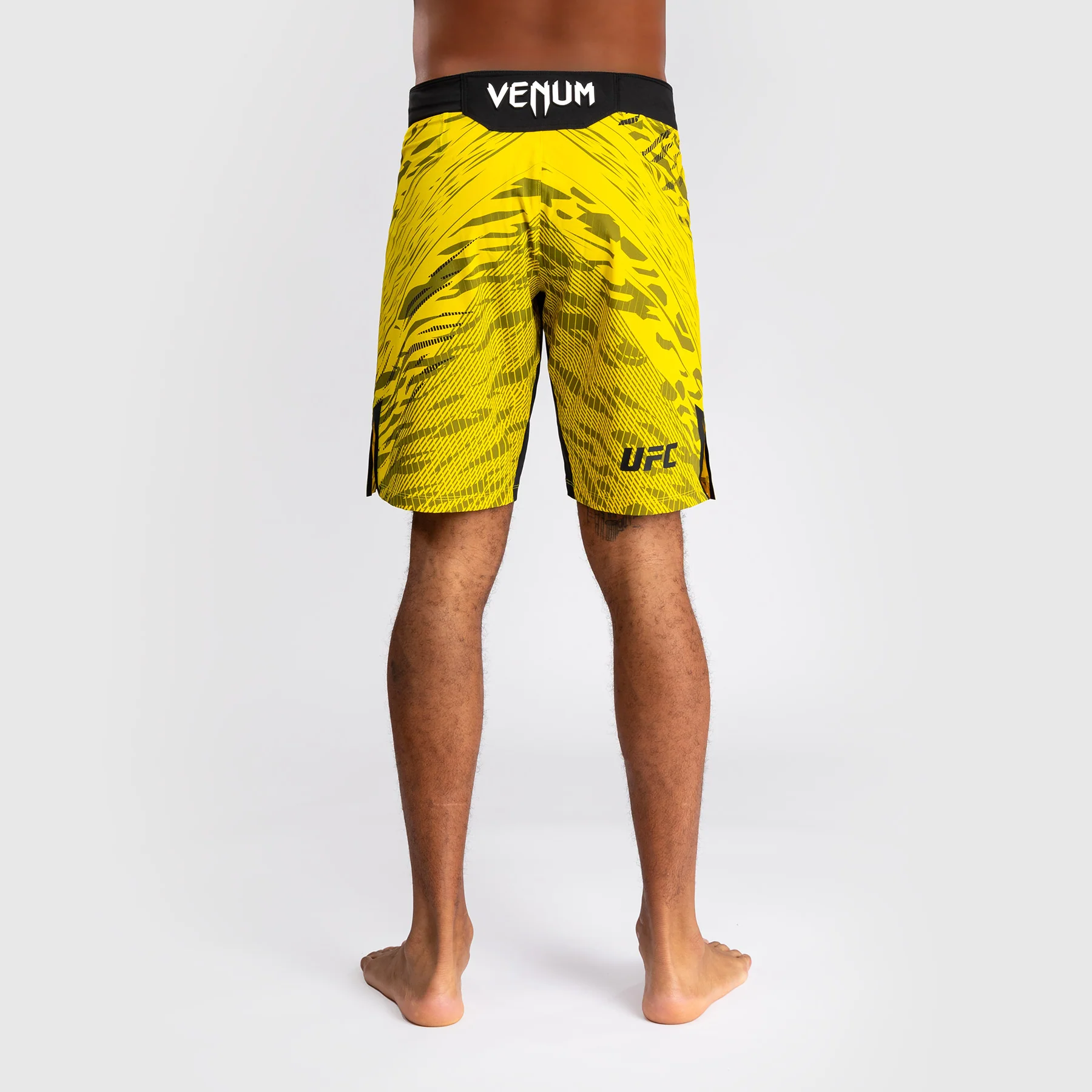 UFC Fusion by Venum Authentic Fight Night Men’s Fight Short - Long Fit - Yellow - Image 3