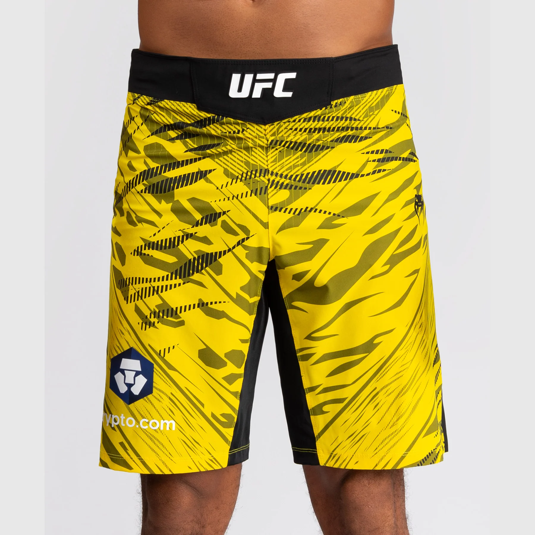 UFC Fusion by Venum Authentic Fight Night Men’s Fight Short - Long Fit - Yellow - Image 4