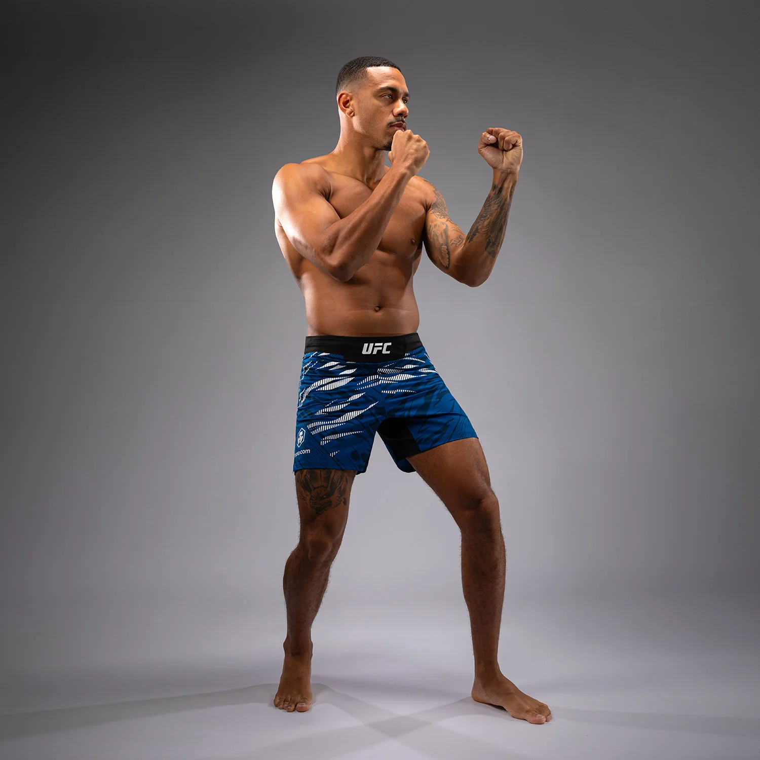 UFC Fusion by Venum Authentic Fight Night Men’s Fight Short - Short Fit - Blue - Image 4