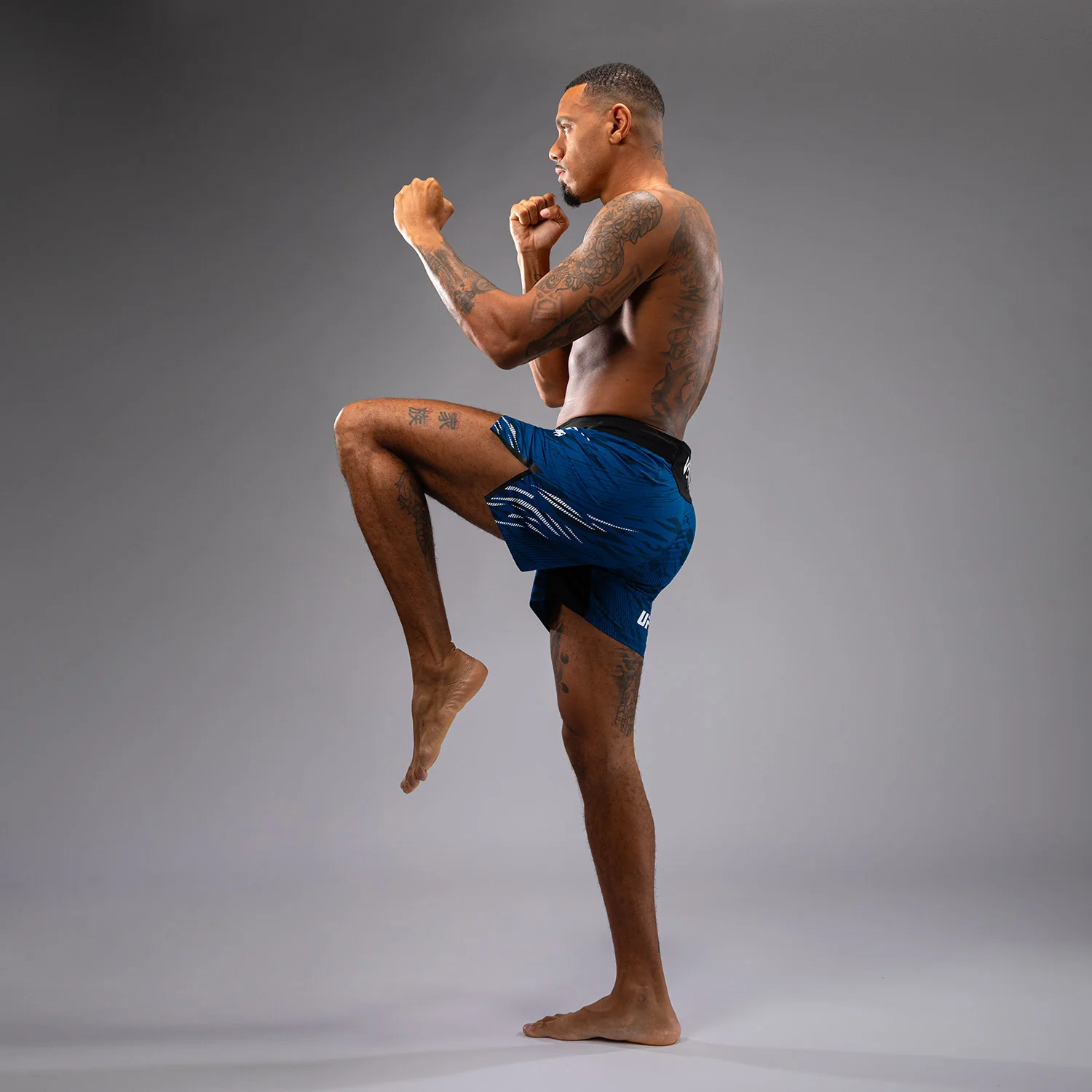 UFC Fusion by Venum Authentic Fight Night Men’s Fight Short - Short Fit - Blue - Image 5