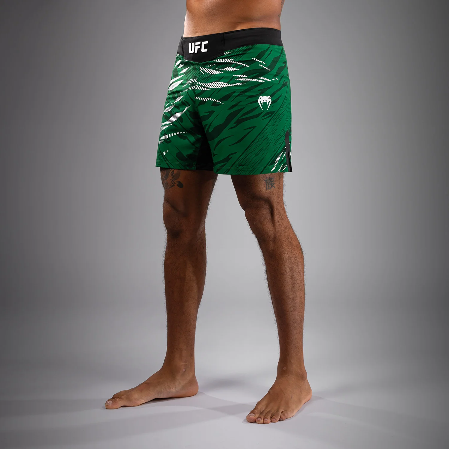 UFC Fusion by Venum Authentic Fight Night Men’s Fight Short - Short Fit - Green - Image 2
