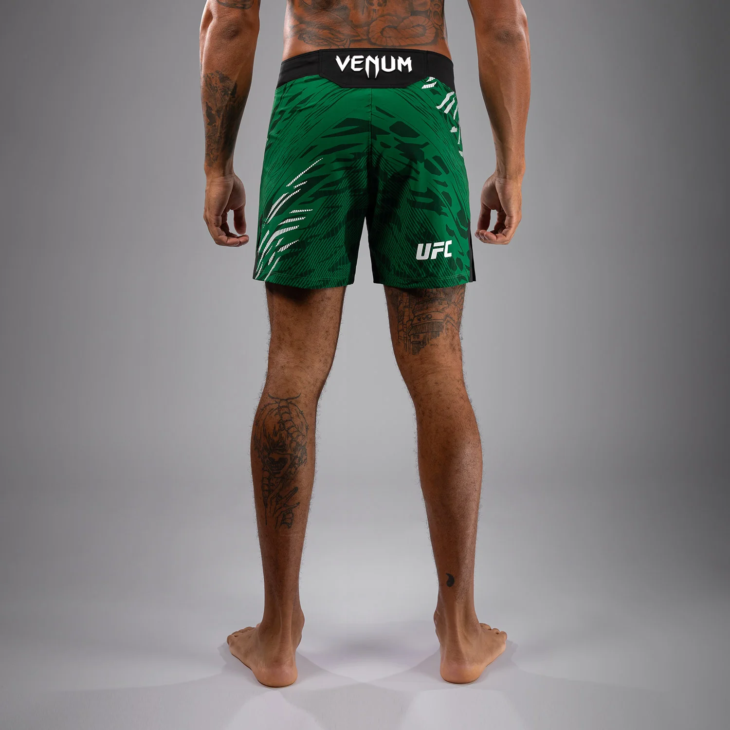 UFC Fusion by Venum Authentic Fight Night Men’s Fight Short - Short Fit - Green - Image 3