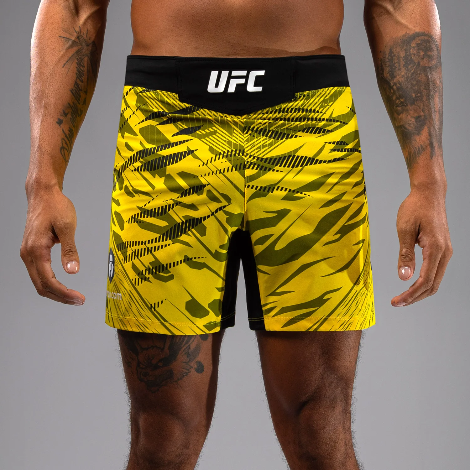 UFC Fusion by Venum Authentic Fight Night Men’s Fight Short - Short Fit - Yellow - Image 7