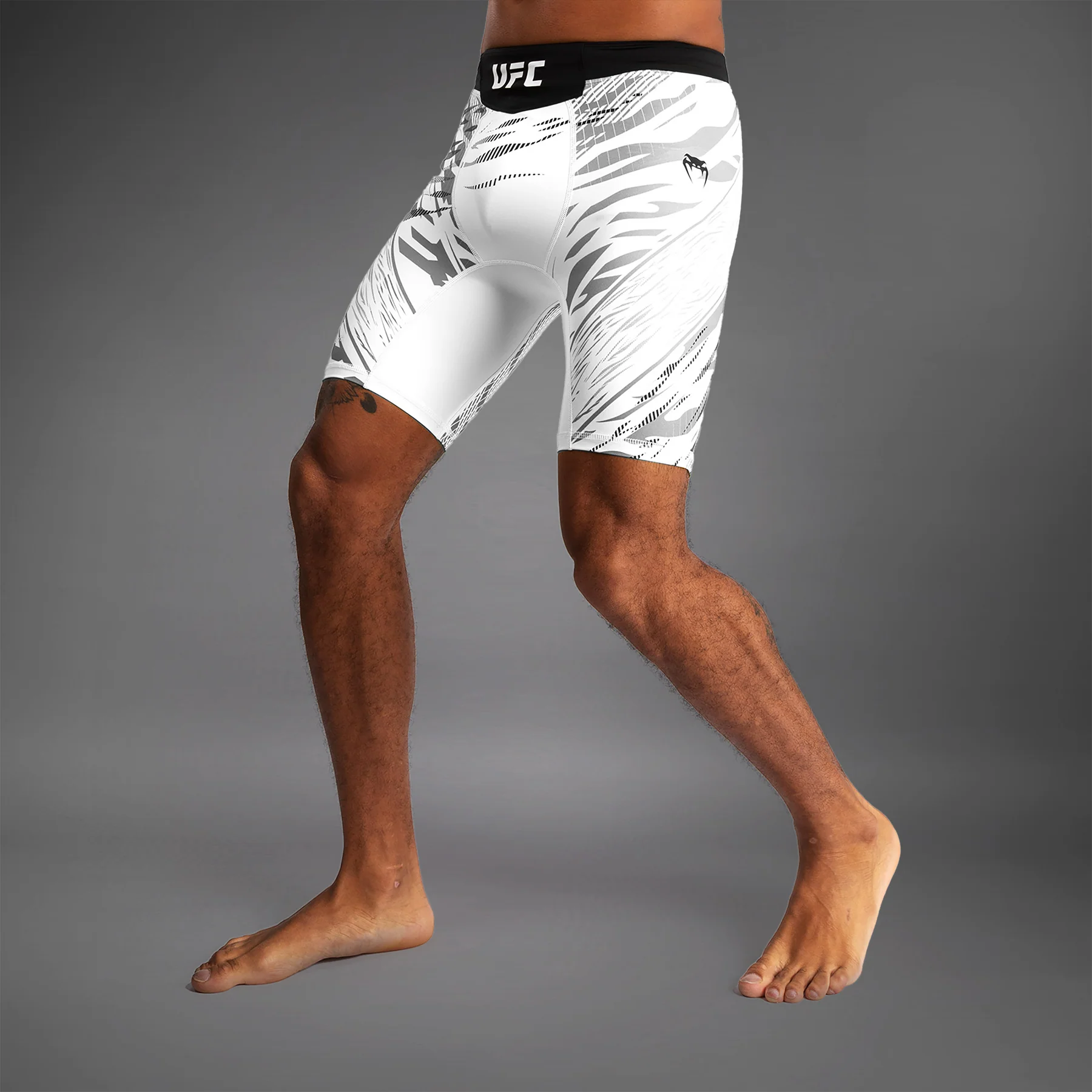 UFC Fusion by Venum Authentic Fight Night Men’s Vale Tudo Short - White - Image 7