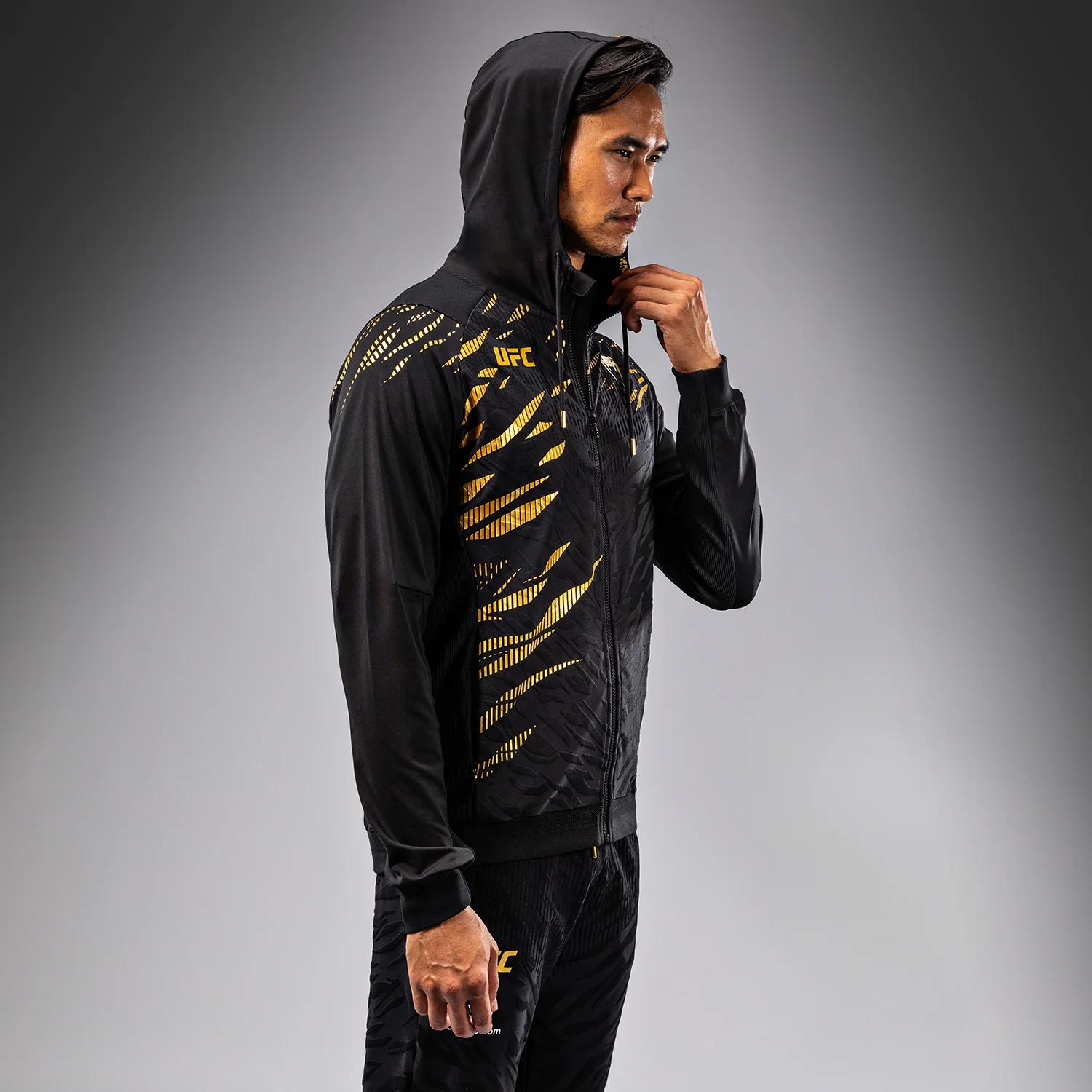 UFC Fusion by Venum Authentic Fight Night Men’s Walkout Hoodie - Champion - Image 4