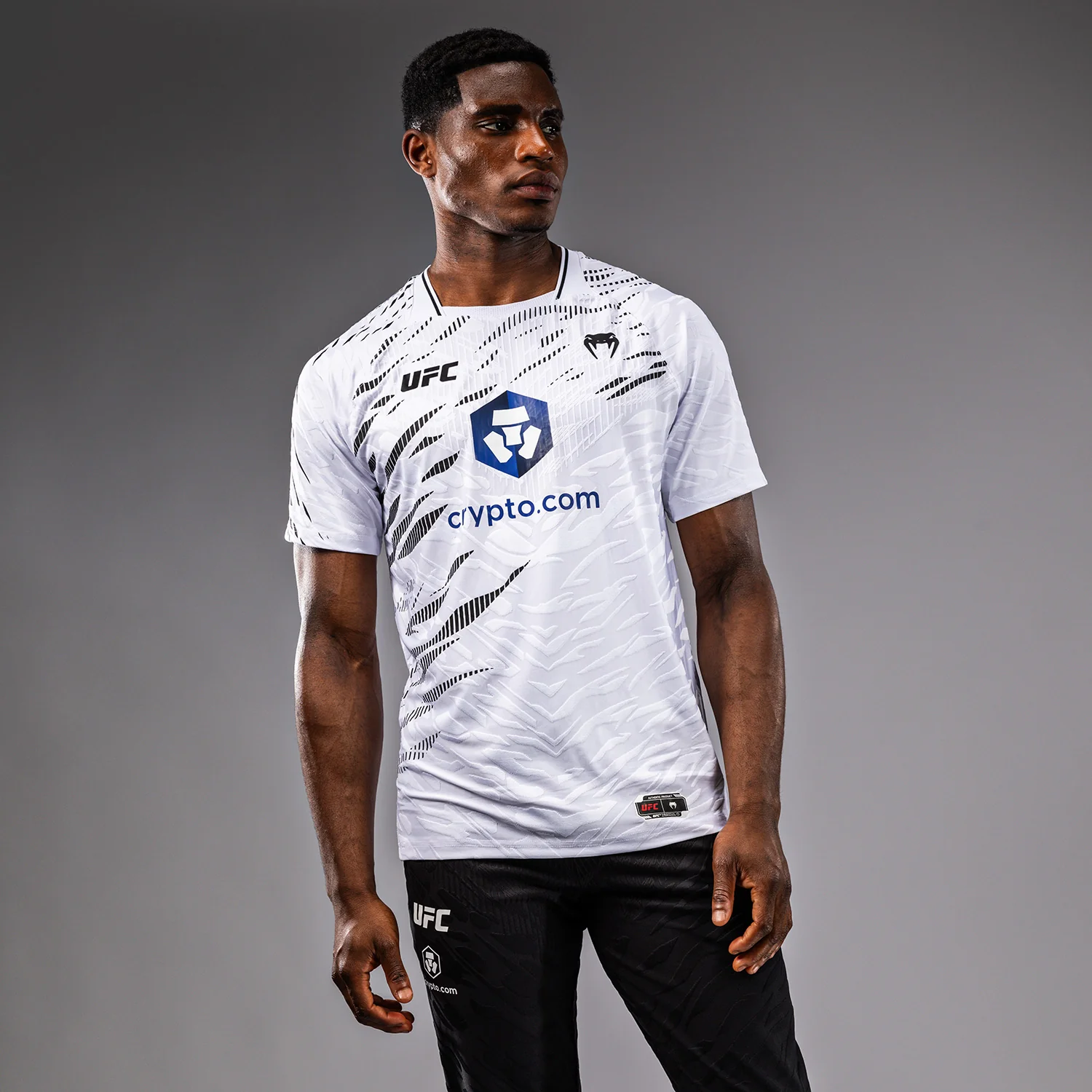 UFC Fusion by Venum Authentic Fight Night Men’s Walkout Jersey - White - Image 3