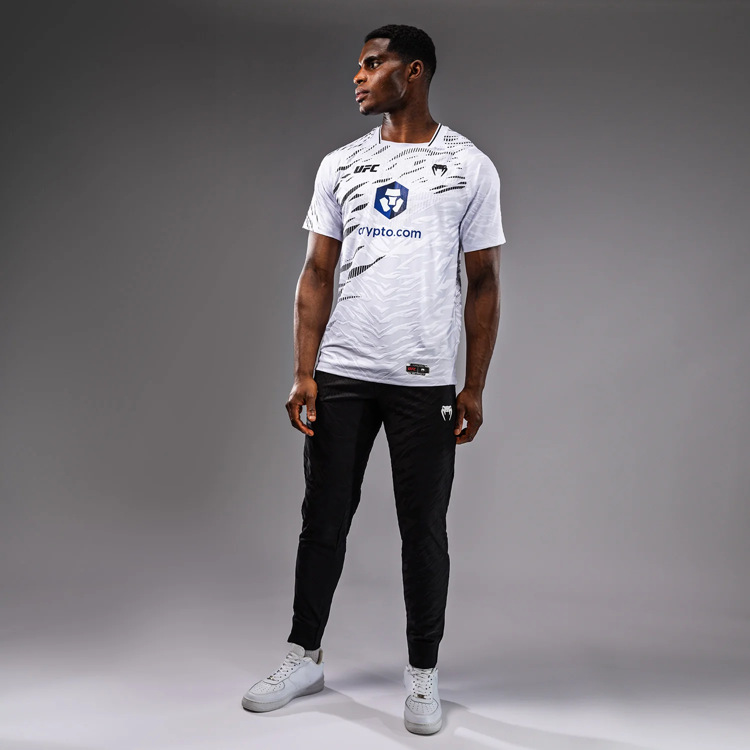 UFC Fusion by Venum Authentic Fight Night Men’s Walkout Jersey - White - Image 4