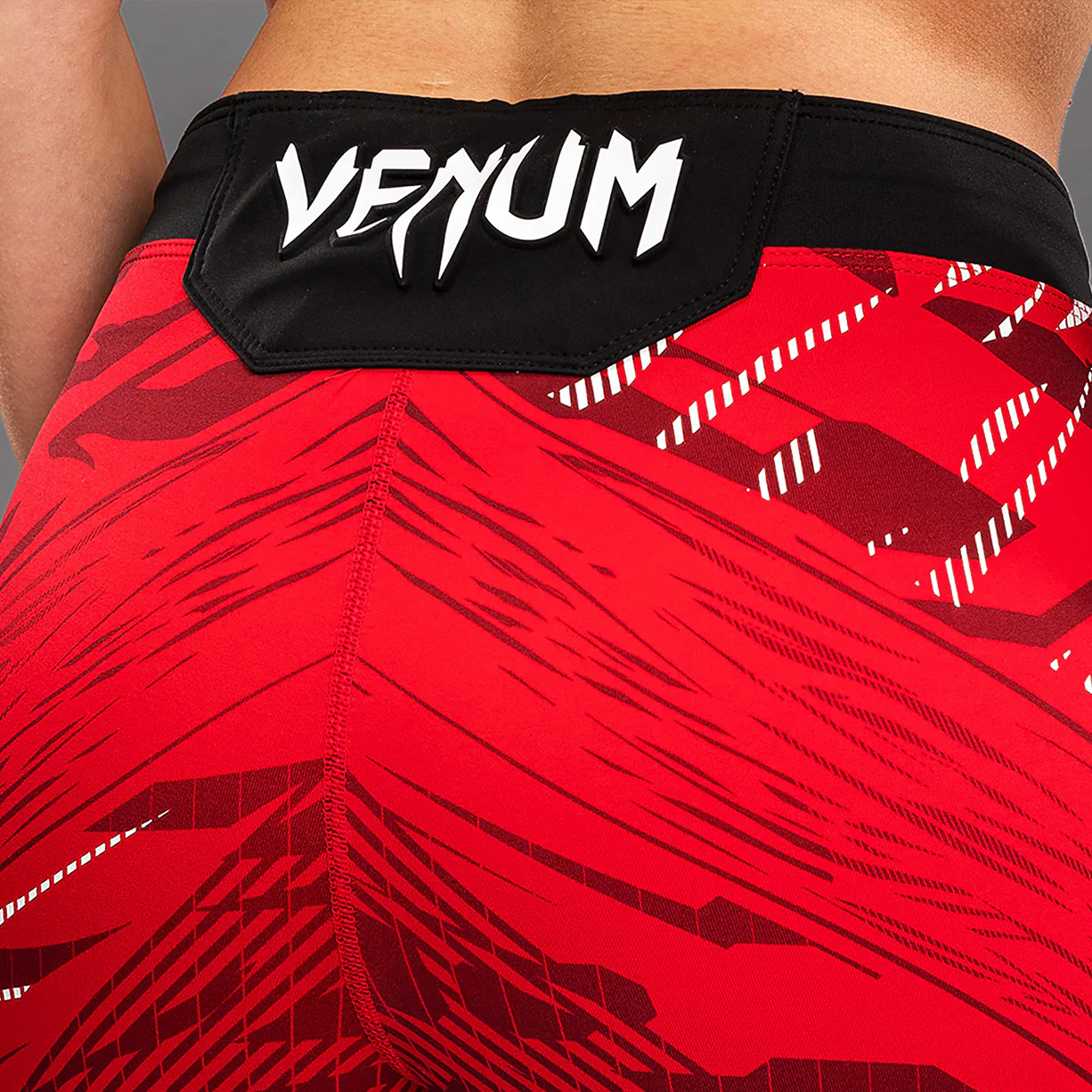 UFC Fusion by Venum Authentic Fight Night Women’s Vale Tudo Short - Short Fit - Red - Image 9
