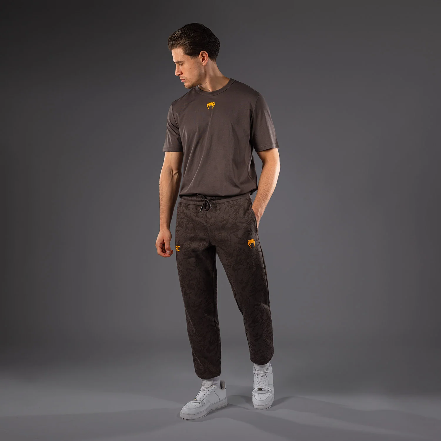 UFC Fusion by Venum Fight Week Men’s Cotton Pant - Earthen Brown - Image 2