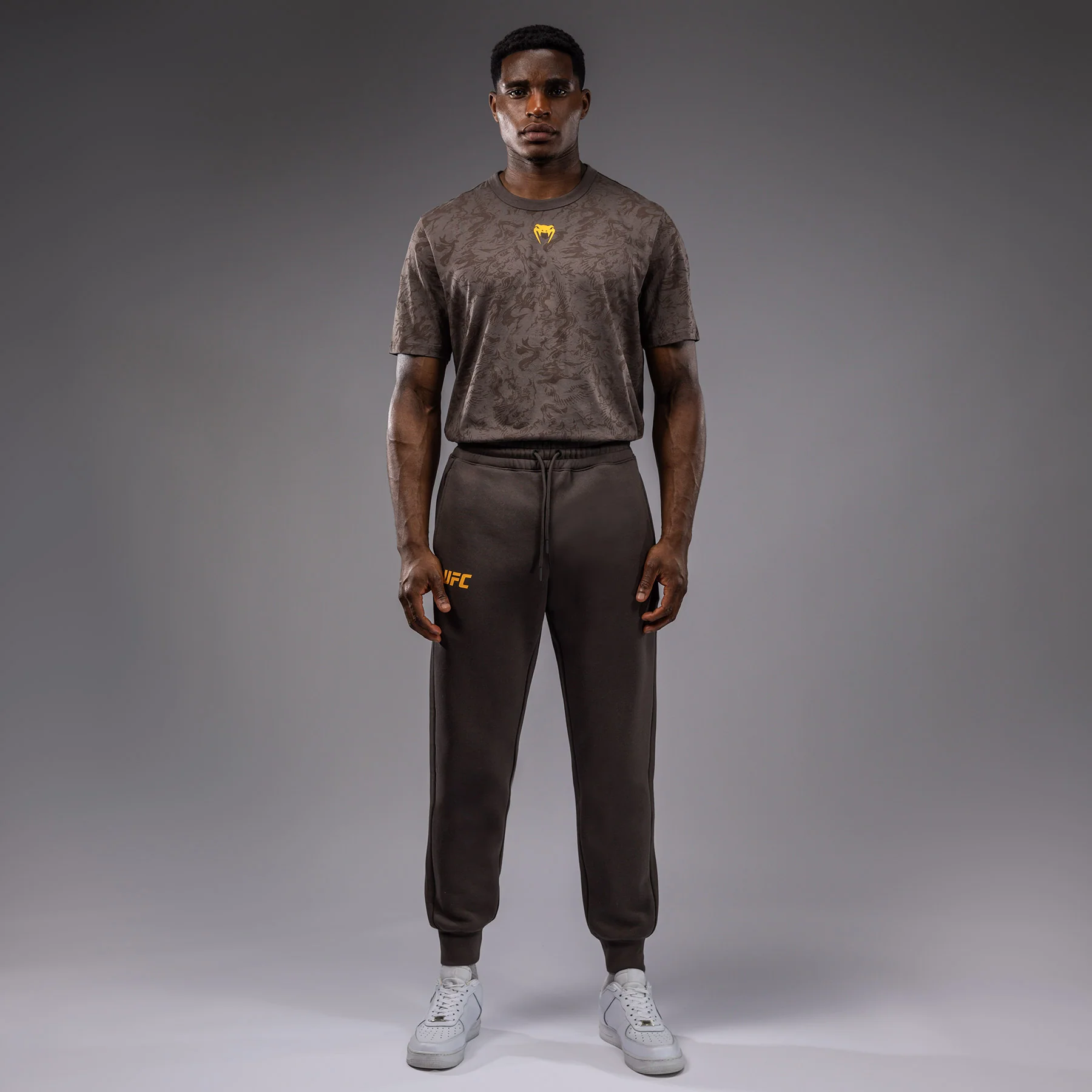 UFC Fusion by Venum Fight Week Men’s Cotton Pant - Solid Earthen Brown - Image 6