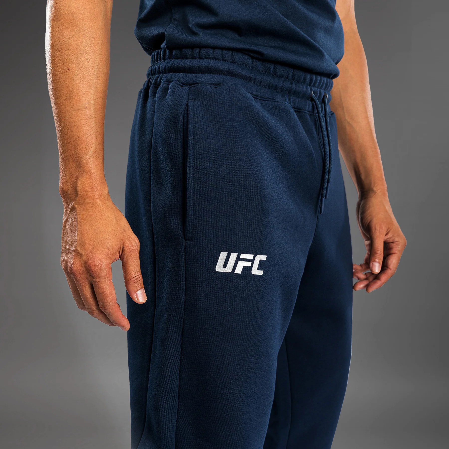 UFC Fusion by Venum Fight Week Men’s Cotton Pant - Solid Oceanic Blue - Image 6