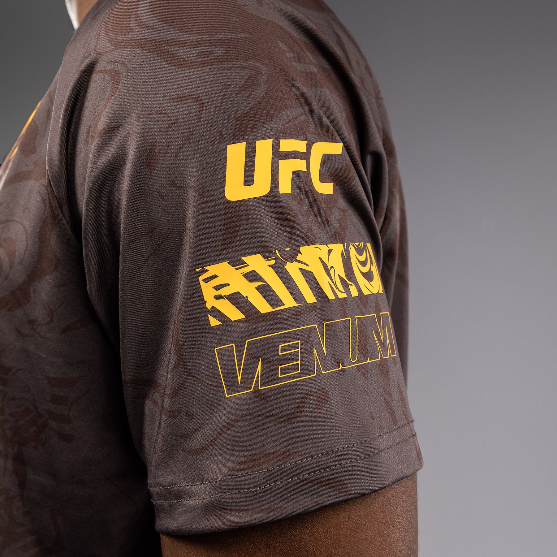 UFC Fusion by Venum Fight Week Men’s Dry-Tech T-Shirt - Earthen Brown - Image 10