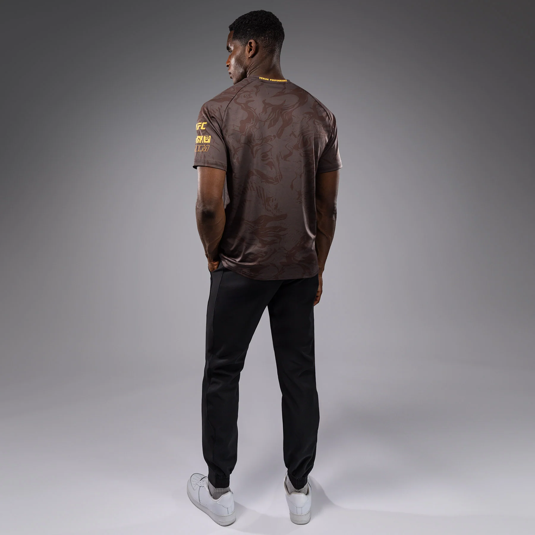 UFC Fusion by Venum Fight Week Men’s Dry-Tech T-Shirt - Earthen Brown - Image 7