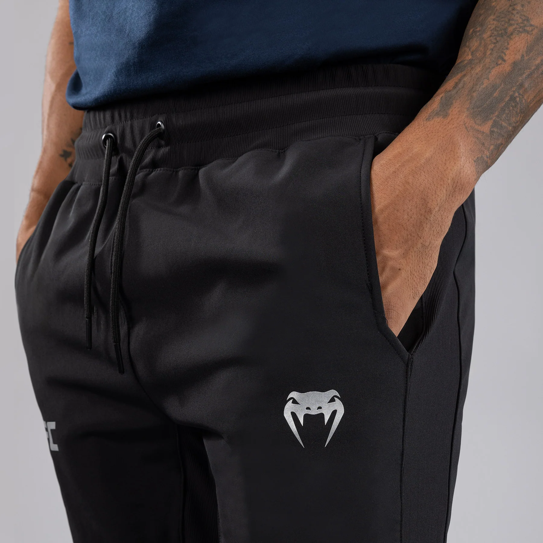UFC Fusion by Venum Fight Week Men’s Pant - Black - Image 7
