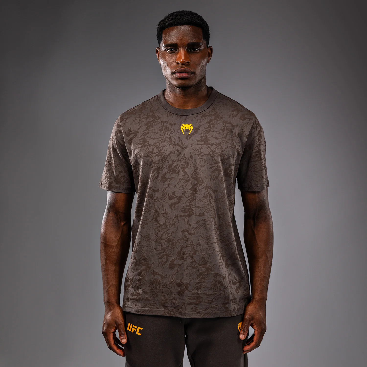 UFC Fusion by Venum Fight Week Men’s Short Sleeve T-Shirt - Earthen Brown
