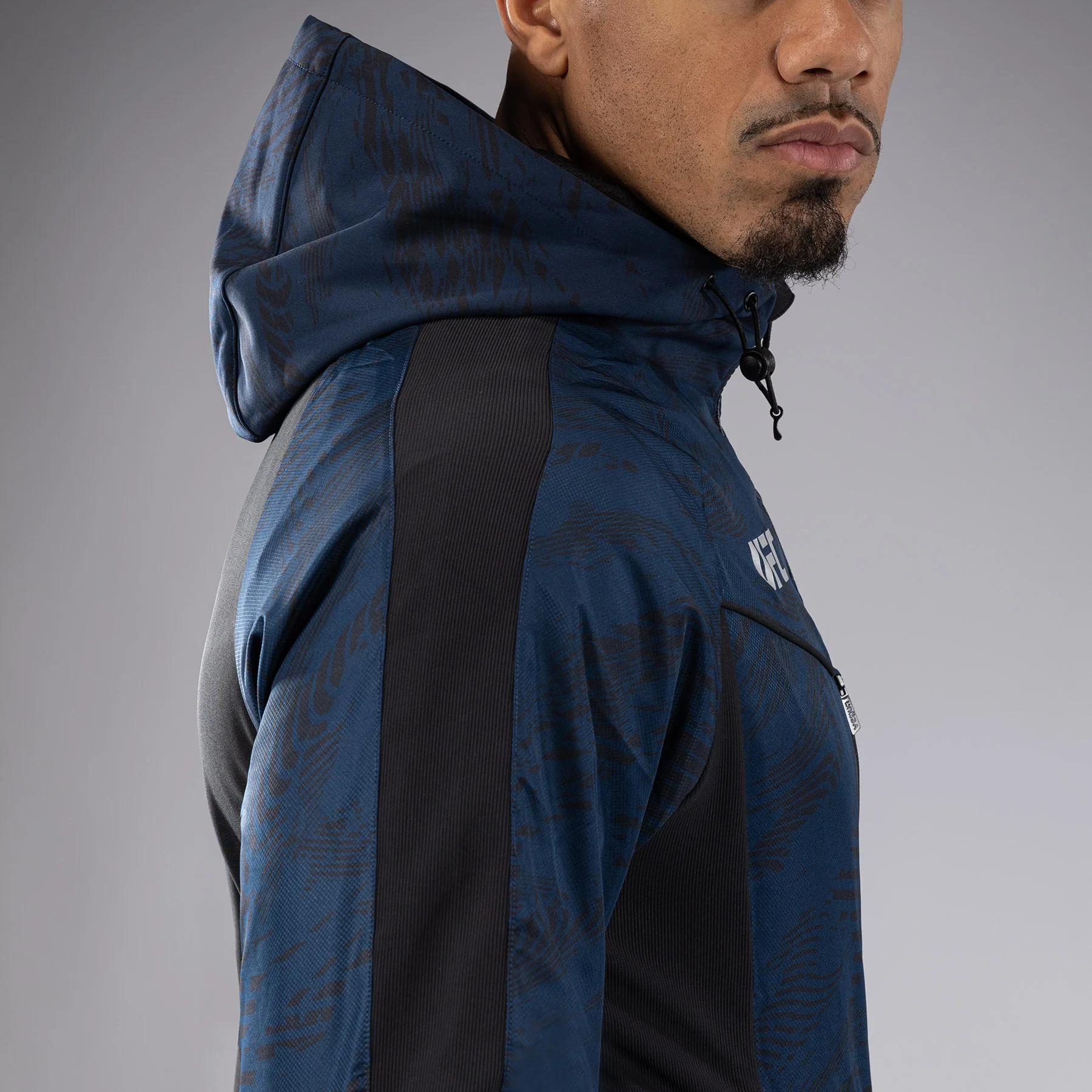 UFC Fusion by Venum Fight Week Men’s Zip Hoodie - Oceanic Blue - Image 8