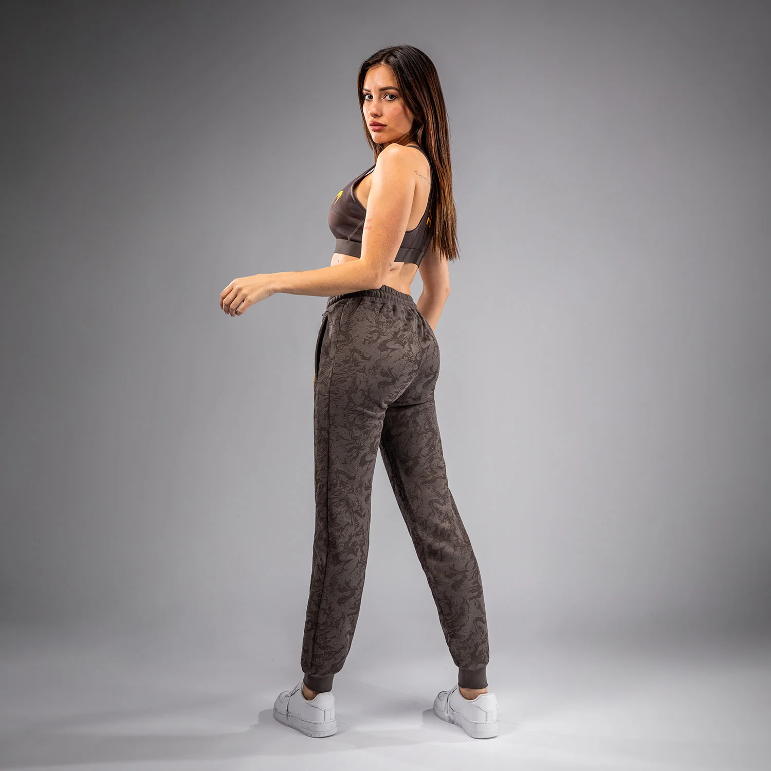 UFC Fusion by Venum Fight Week Women’s Cotton Pant - Earthen Brown - Image 3