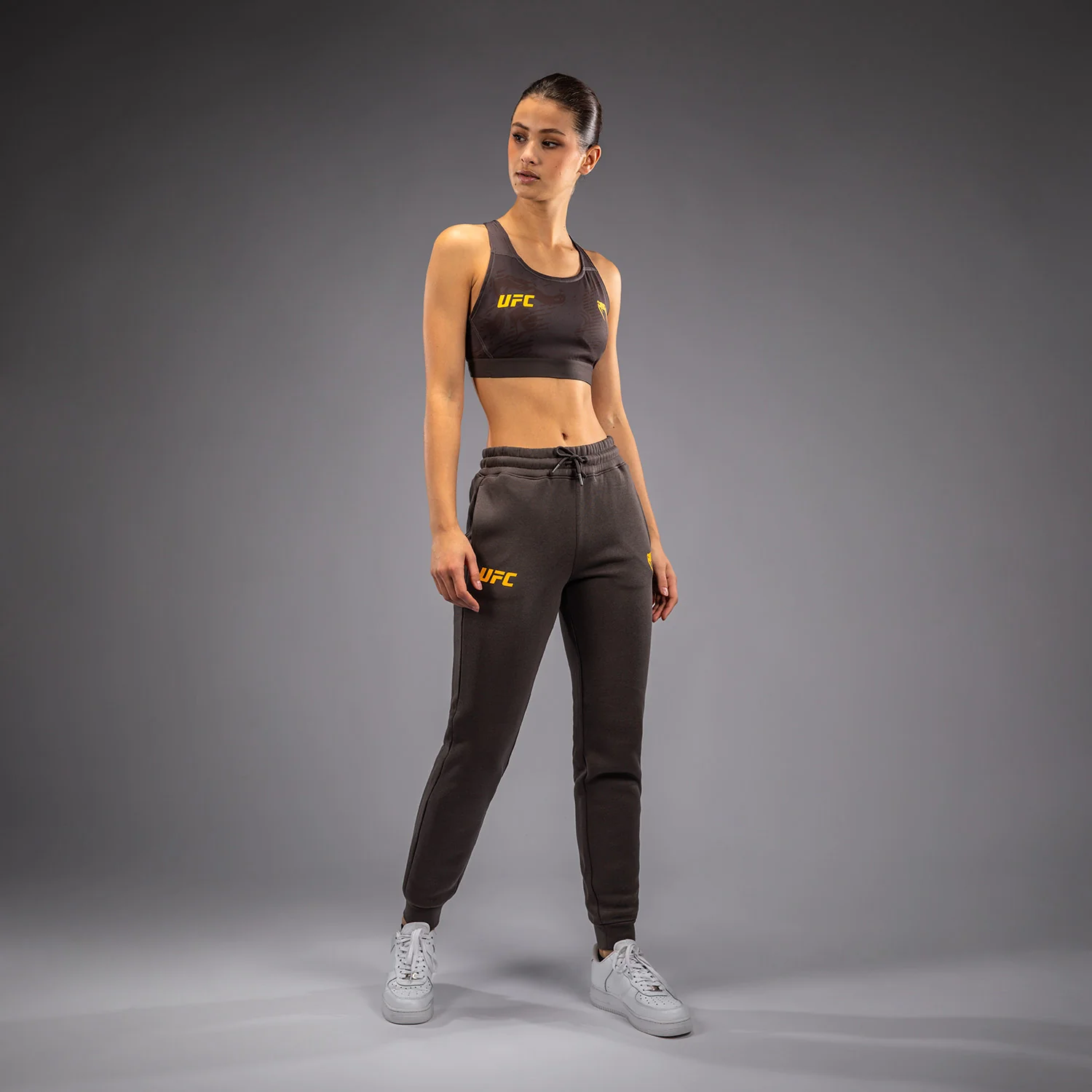 UFC Fusion by Venum Fight Week Women’s Cotton Pant - Solid Earthen Brown - Image 3