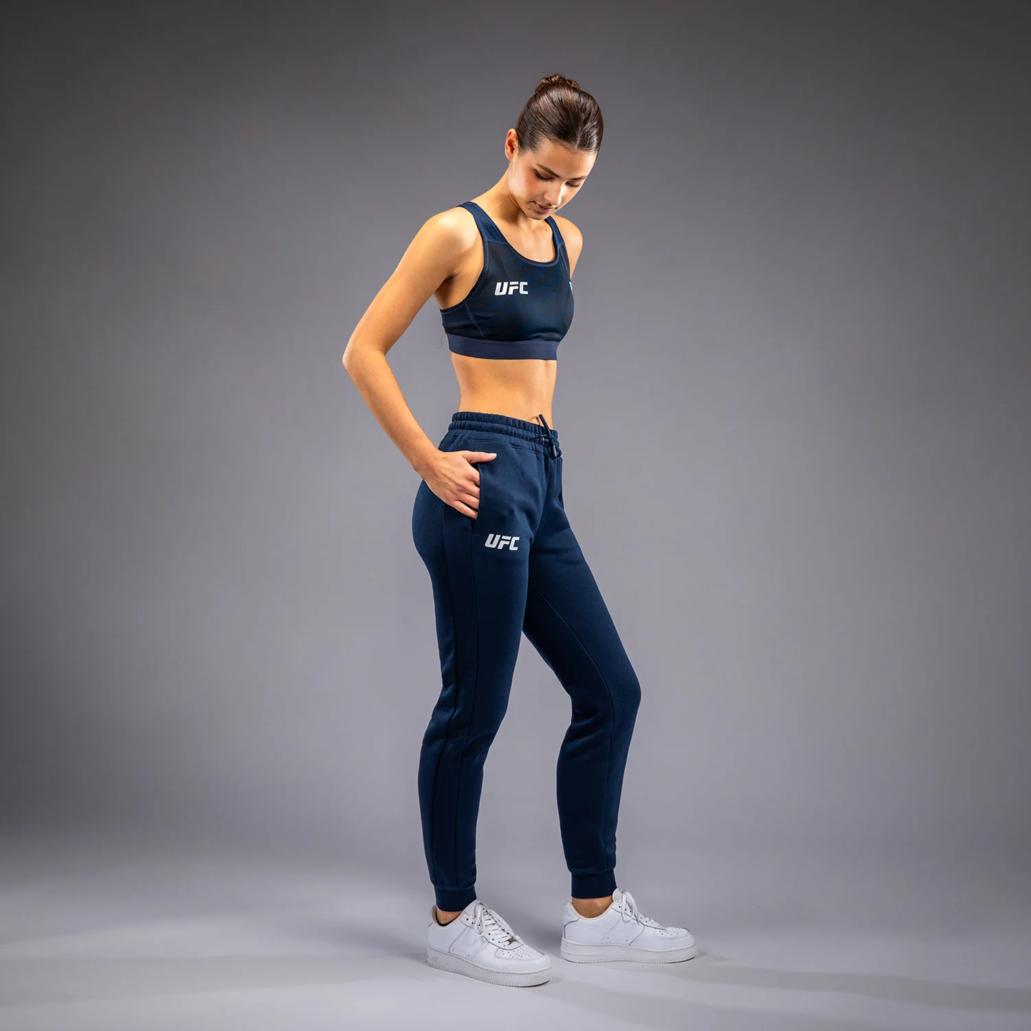 UFC Fusion by Venum Fight Week Women’s Cotton Pant - Solid Oceanic Blue - Image 4
