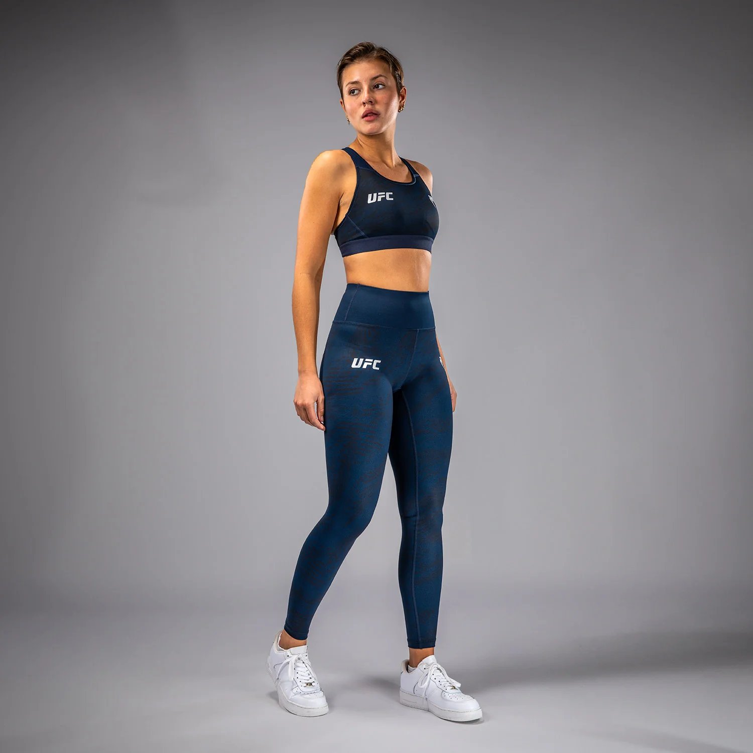UFC Fusion by Venum Fight Week Women’s Performance Tight - Oceanic Blue - Image 3