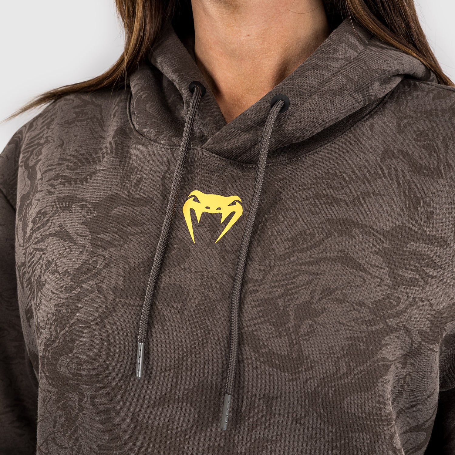 UFC Fusion by Venum Fight Week Women’s Pullover Hoodie - Earthen Brown - Image 5