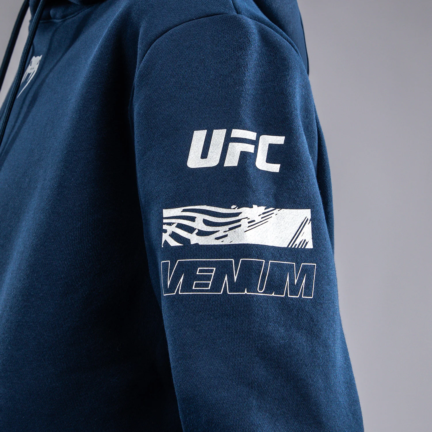 UFC Fusion by Venum Fight Week Women’s Pullover Hoodie - Solid Oceanic Blue - Image 6
