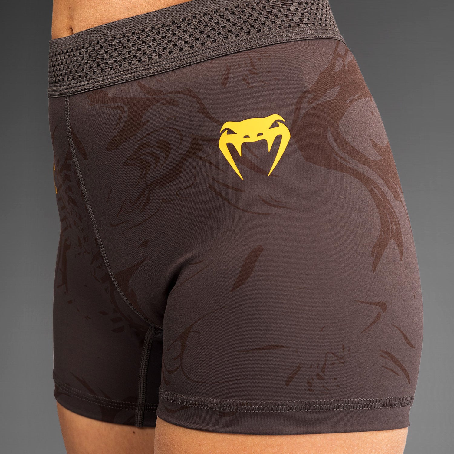 UFC Fusion by Venum Fight Week Women’s Vale Tudo Short - Earthen Brown - Image 7