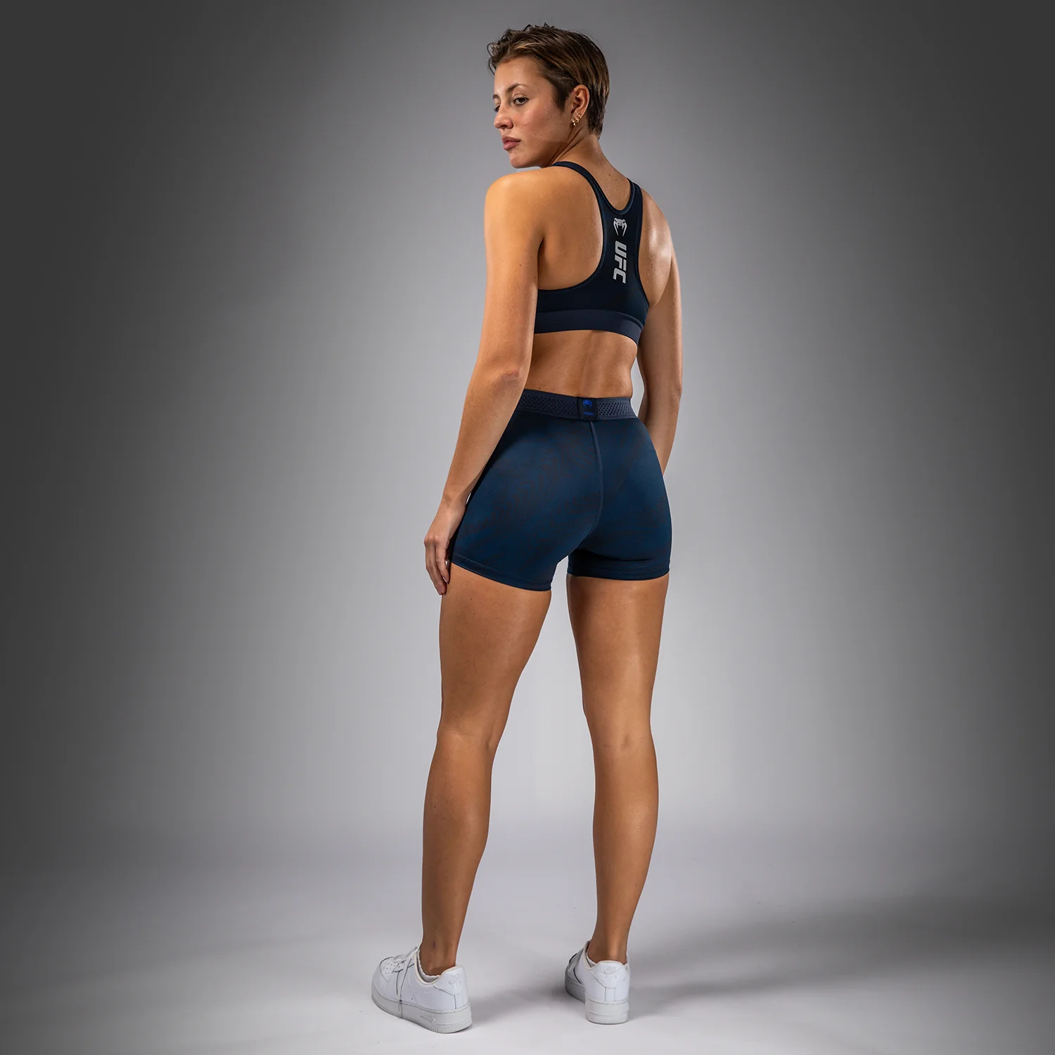 UFC Fusion by Venum Fight Week Women’s Vale Tudo Short - Oceanic Blue - Image 2