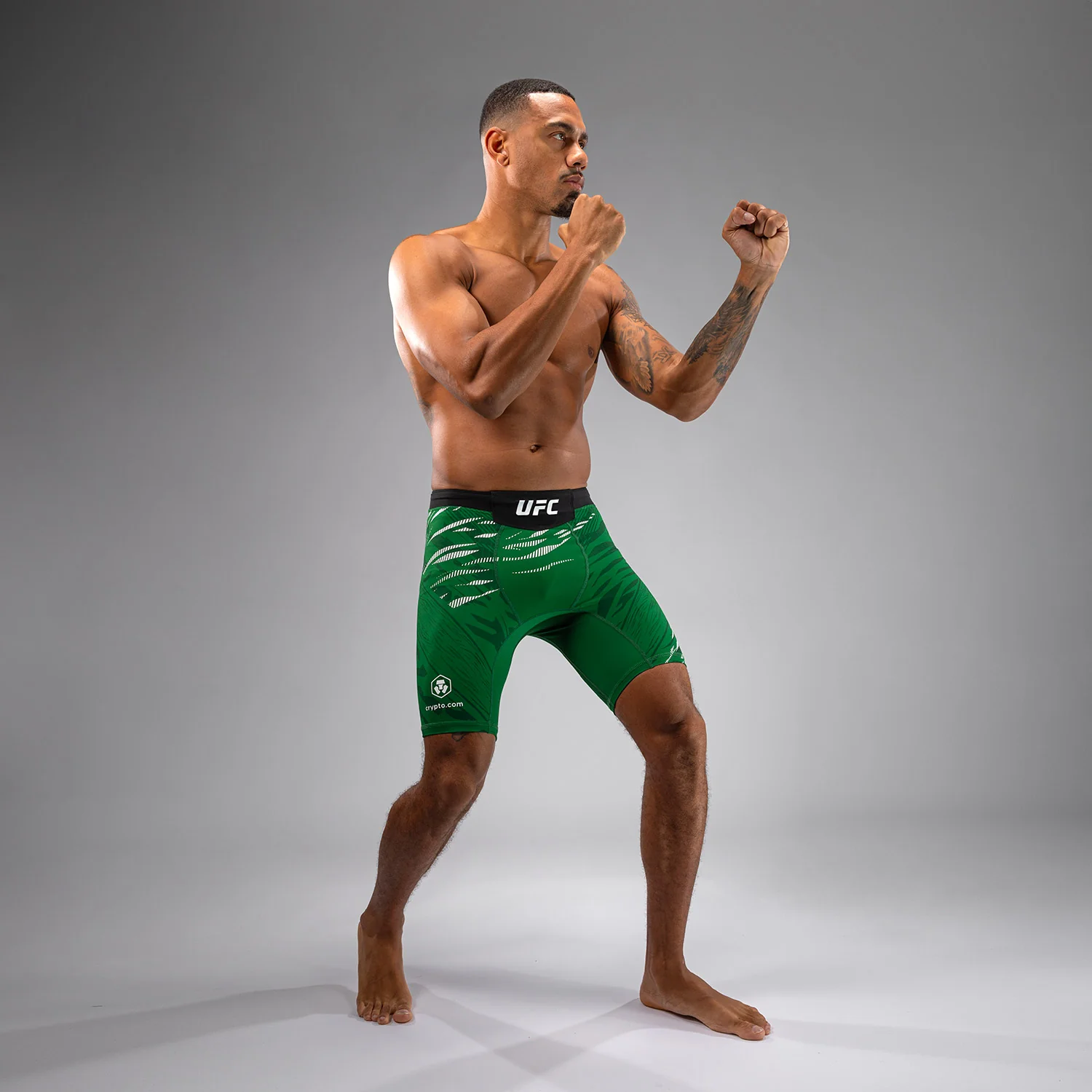 UFC Fusion by Venum Personalized Authentic Fight Night Men’s Vale Tudo Short - Green - Image 6